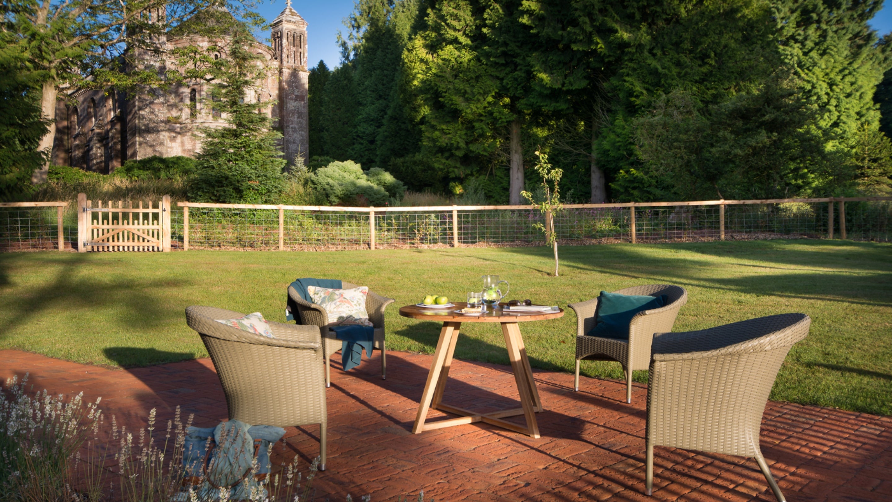 The garden at Crabtree Lodge, Devon