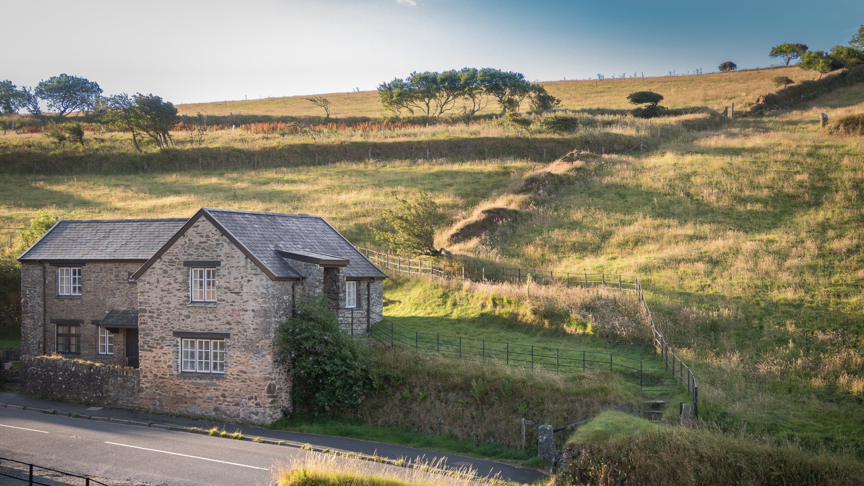 The exterior of Exmoor Bunkhouse, Devon