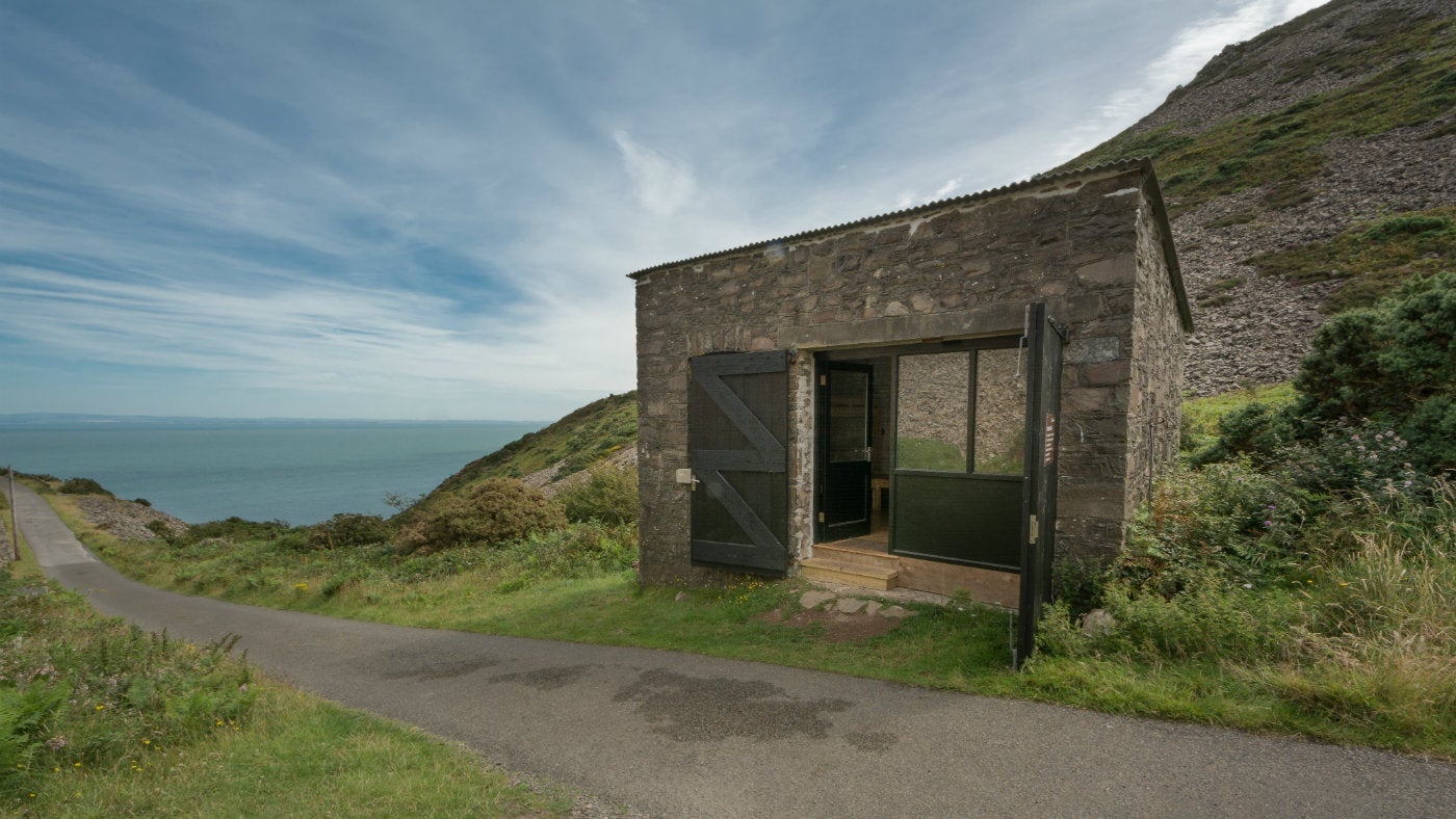 The exterior of Foreland Bothy, Lynton, Devon