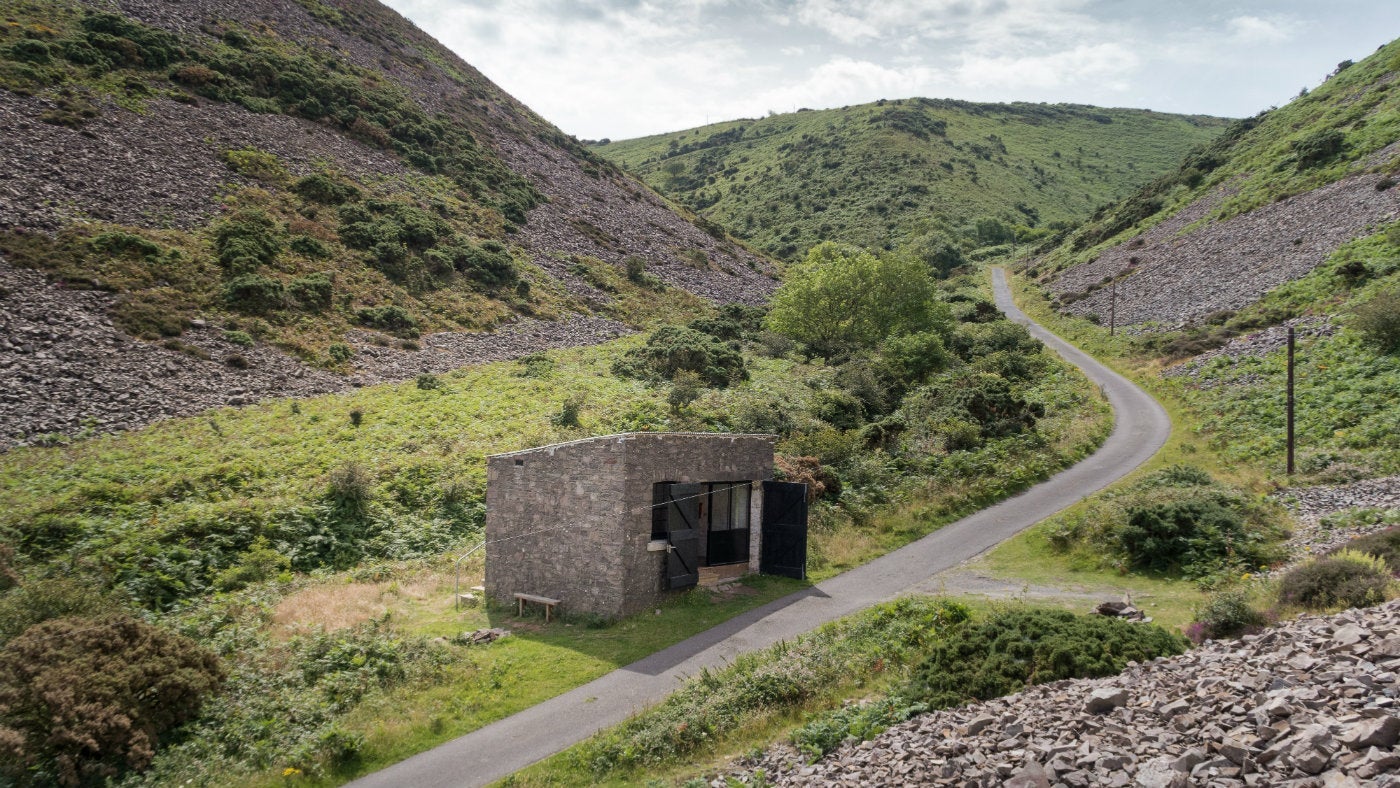 The exterior of Foreland Bothy, Lynton, Devon