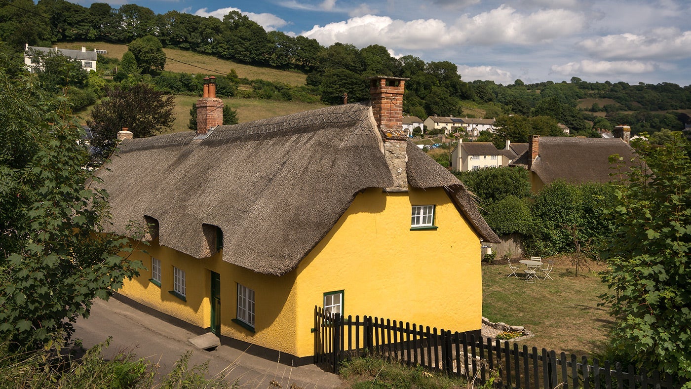The exterior of Forge Cottage, Branscombe, Devon