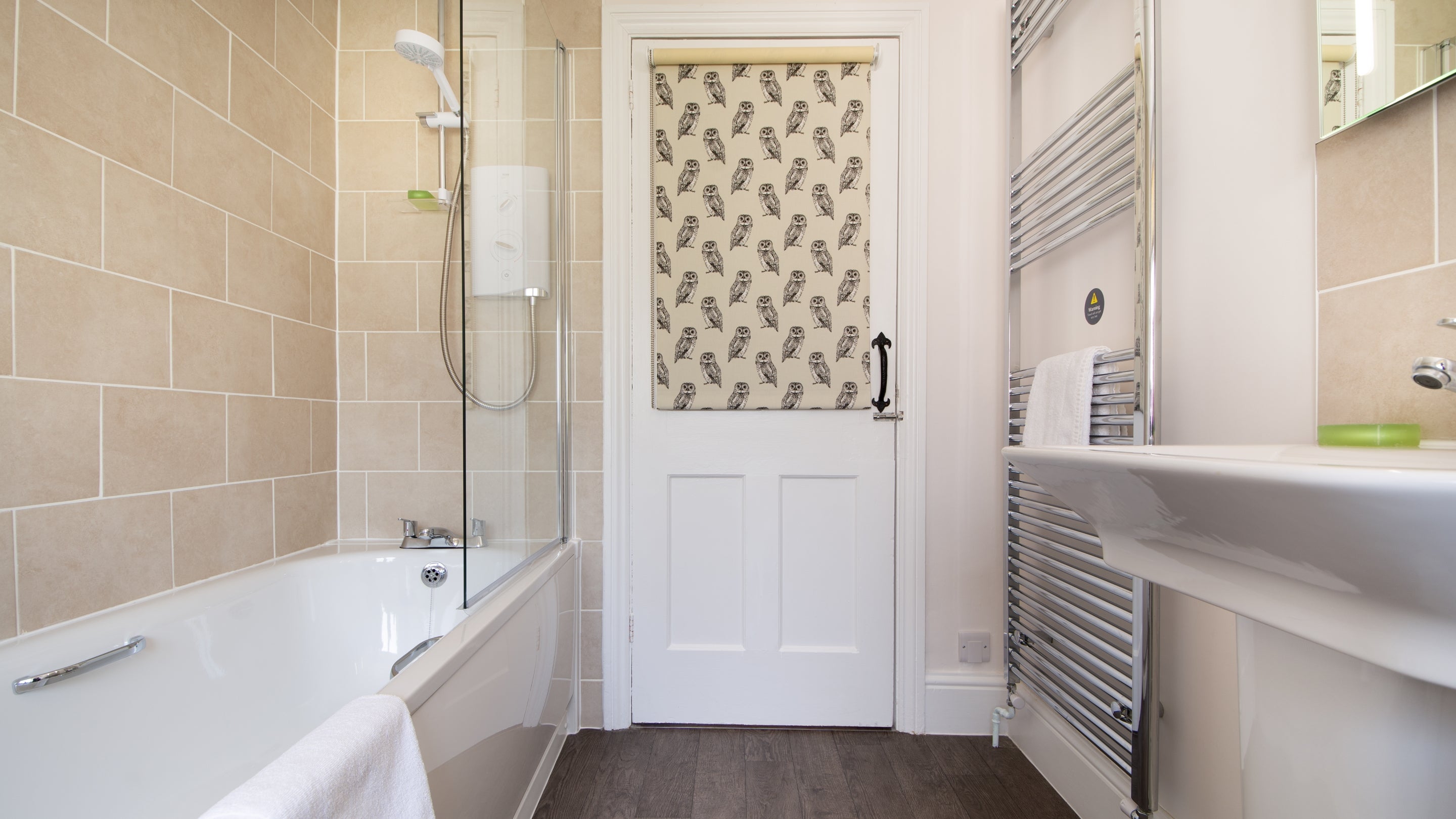 The bathroom at Heron View, Devon