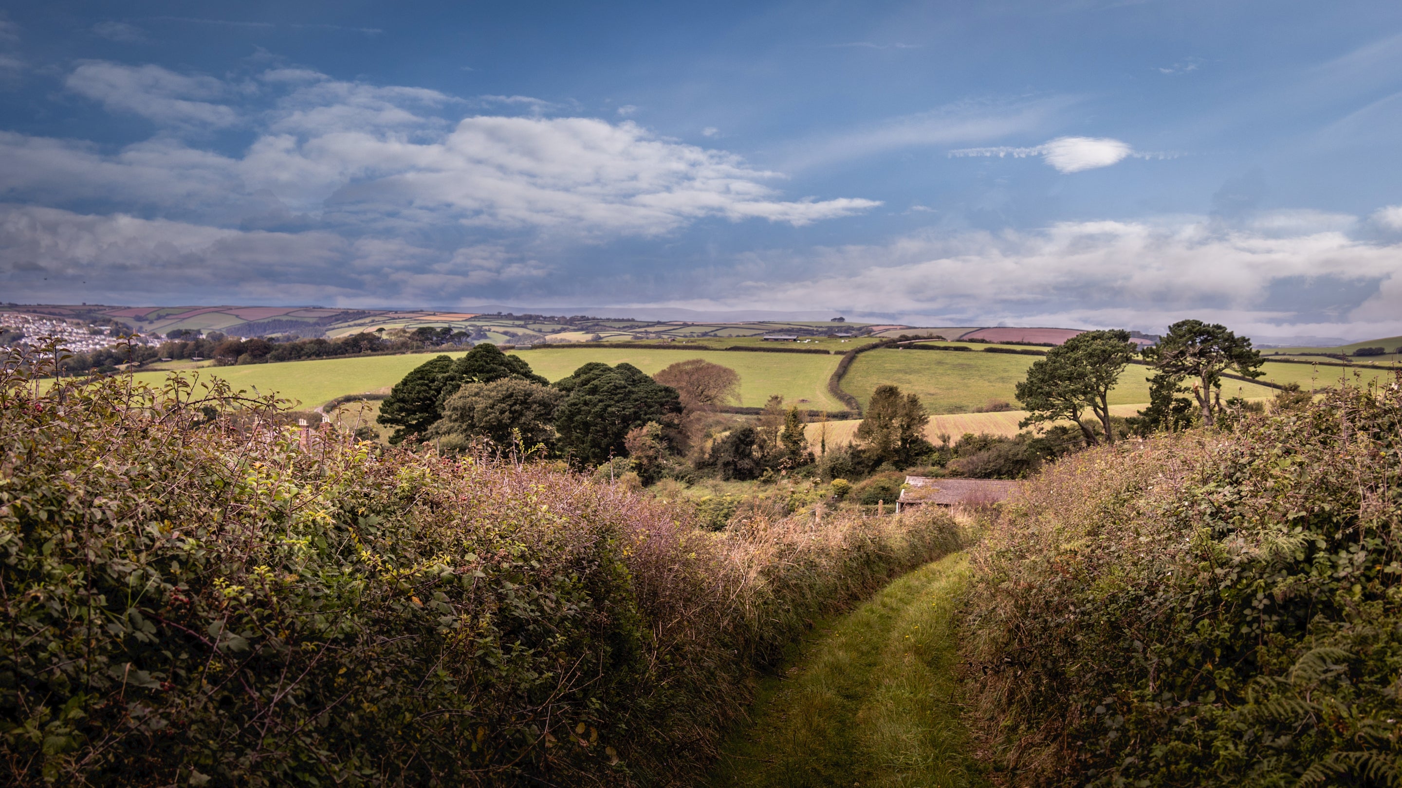 The surrounding area of Higher Brownstone Farm, Devon