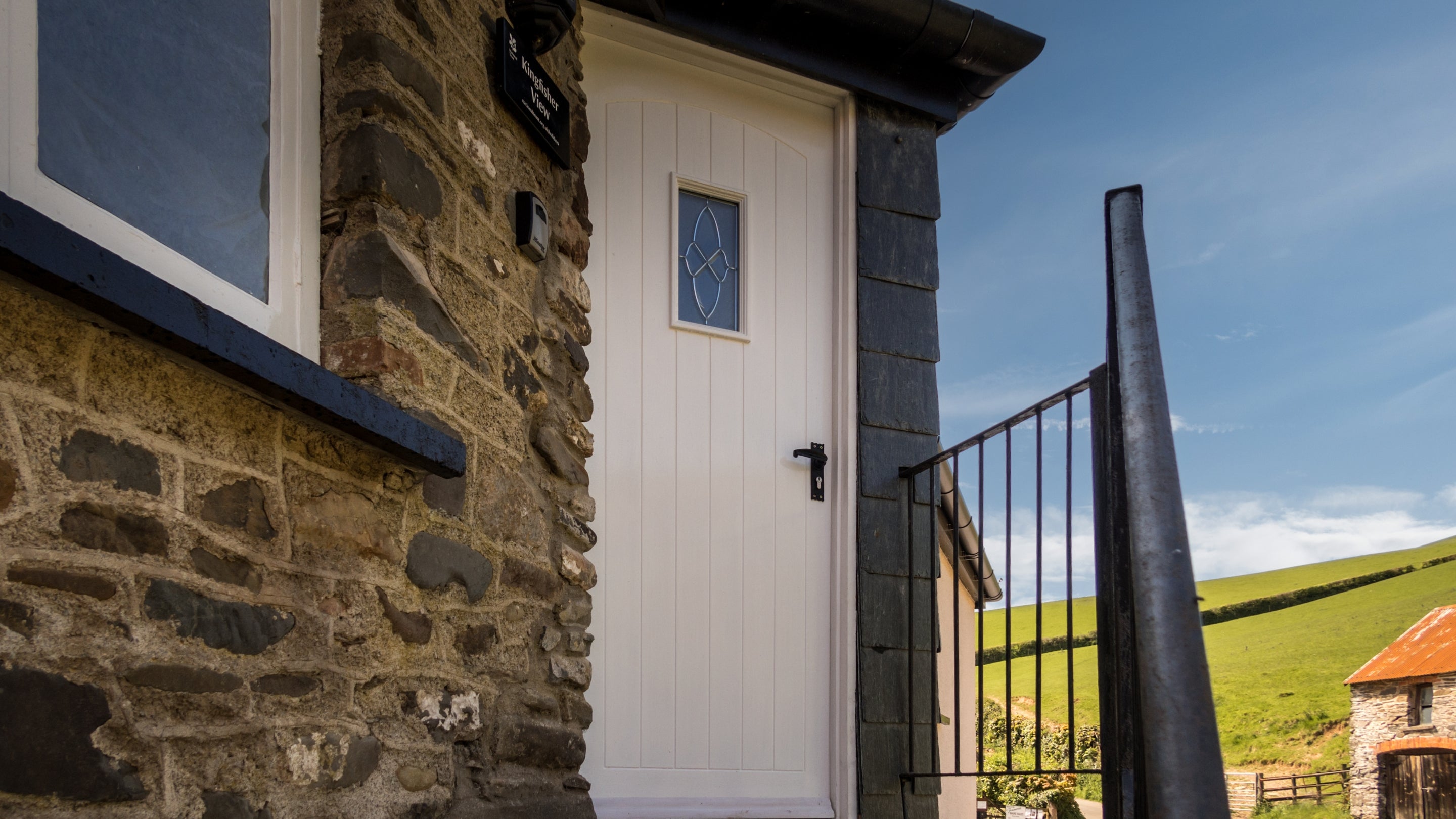 The exterior of Kingfisher View, Devon