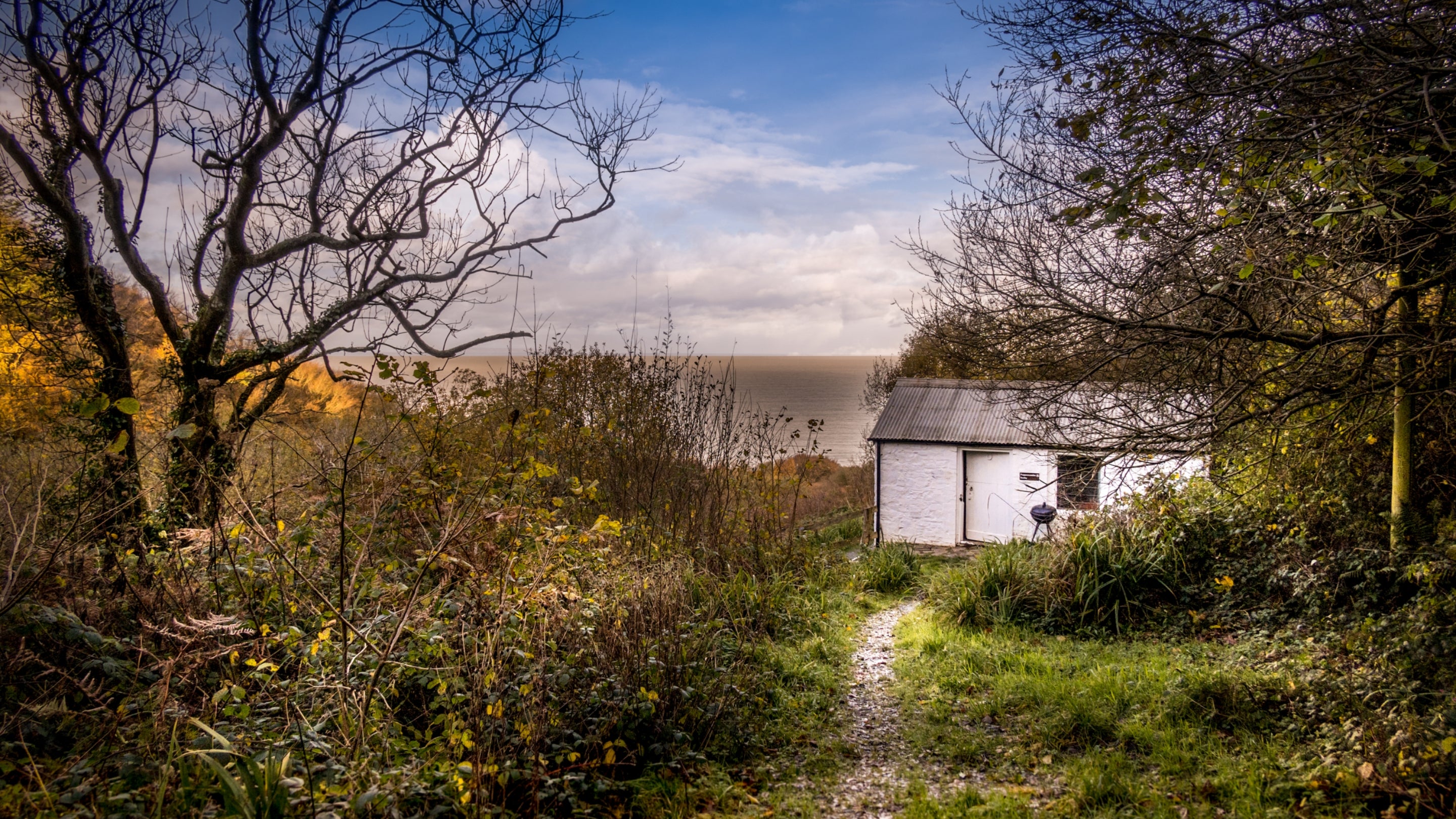 The exterior of Peppercombe Bothy, Devon