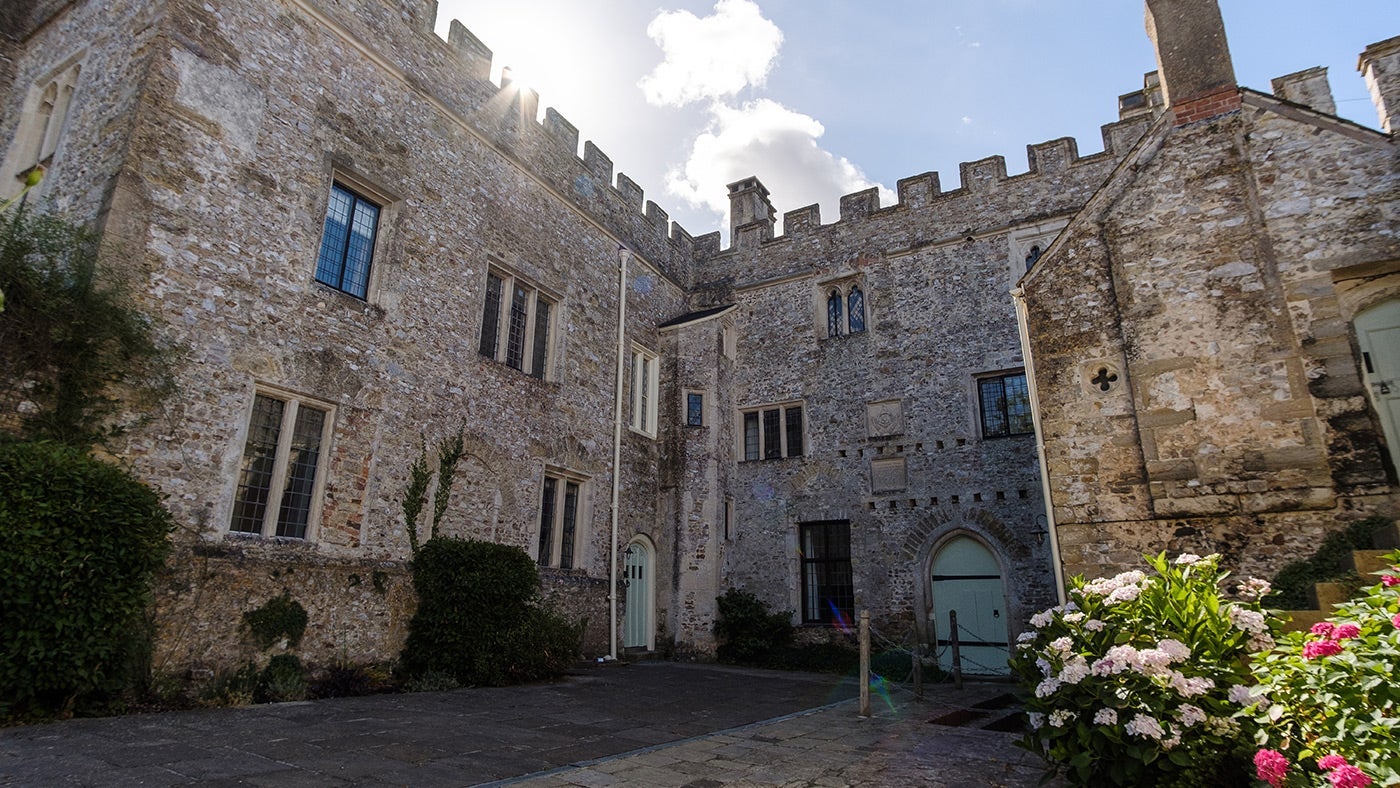 The exterior of Shute Barton, Devon