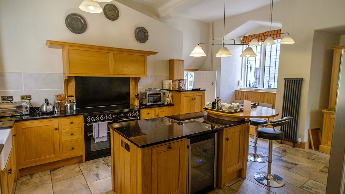 The kitchen at Shute Barton, Devon