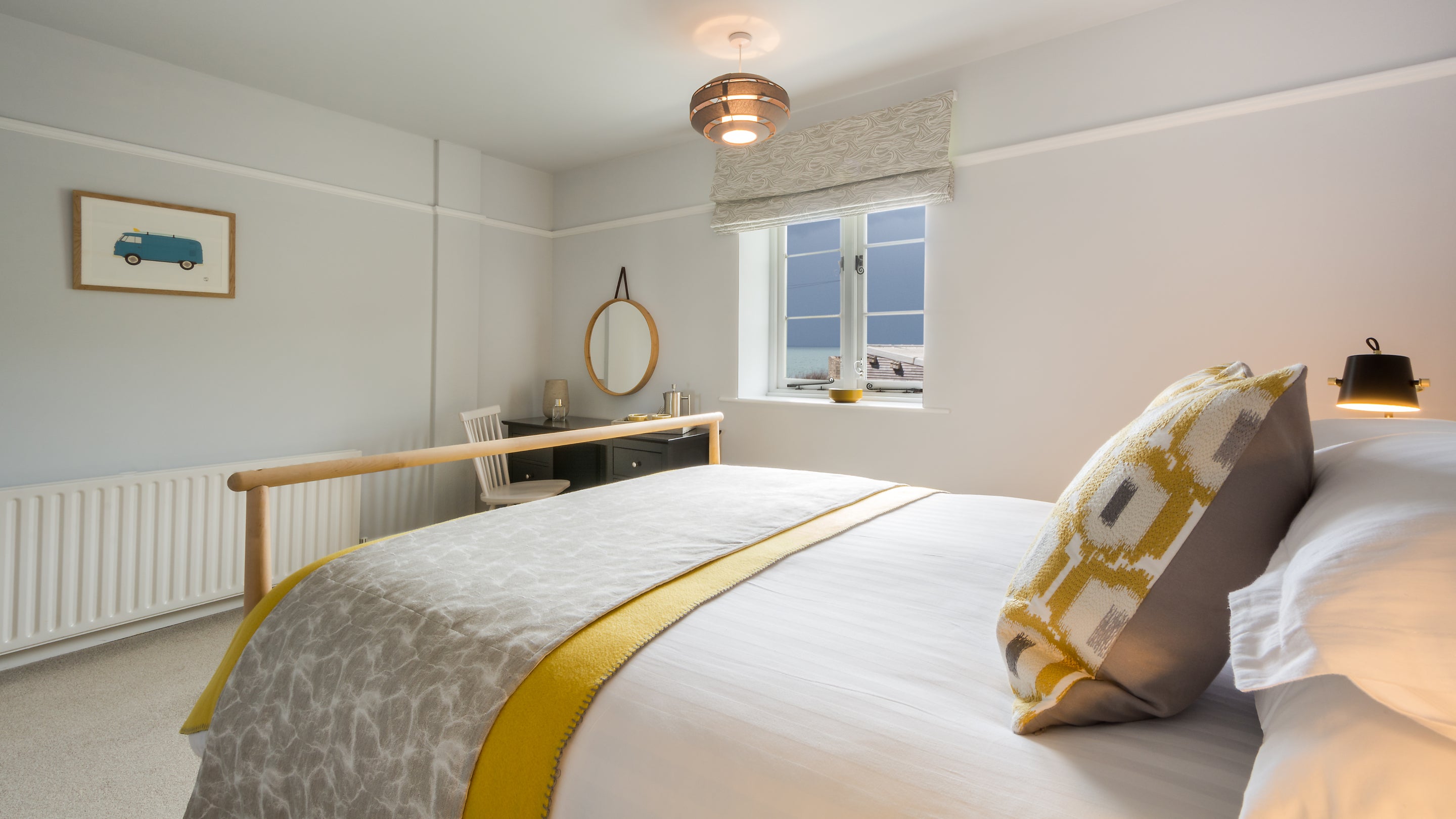 The second double bedroom at The Slipway, Devon