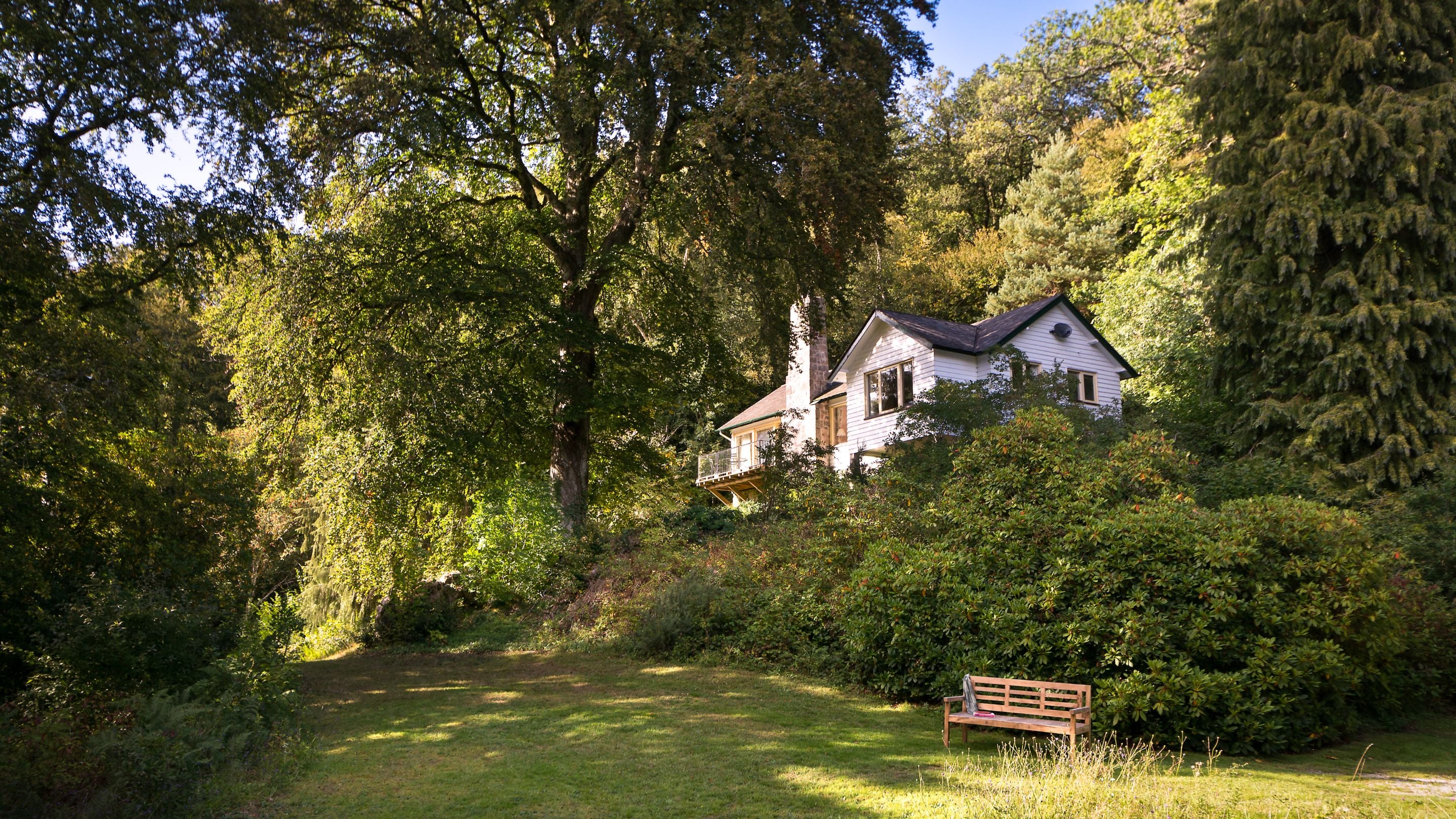A view of Warcleave Cottage from the garden, Devon