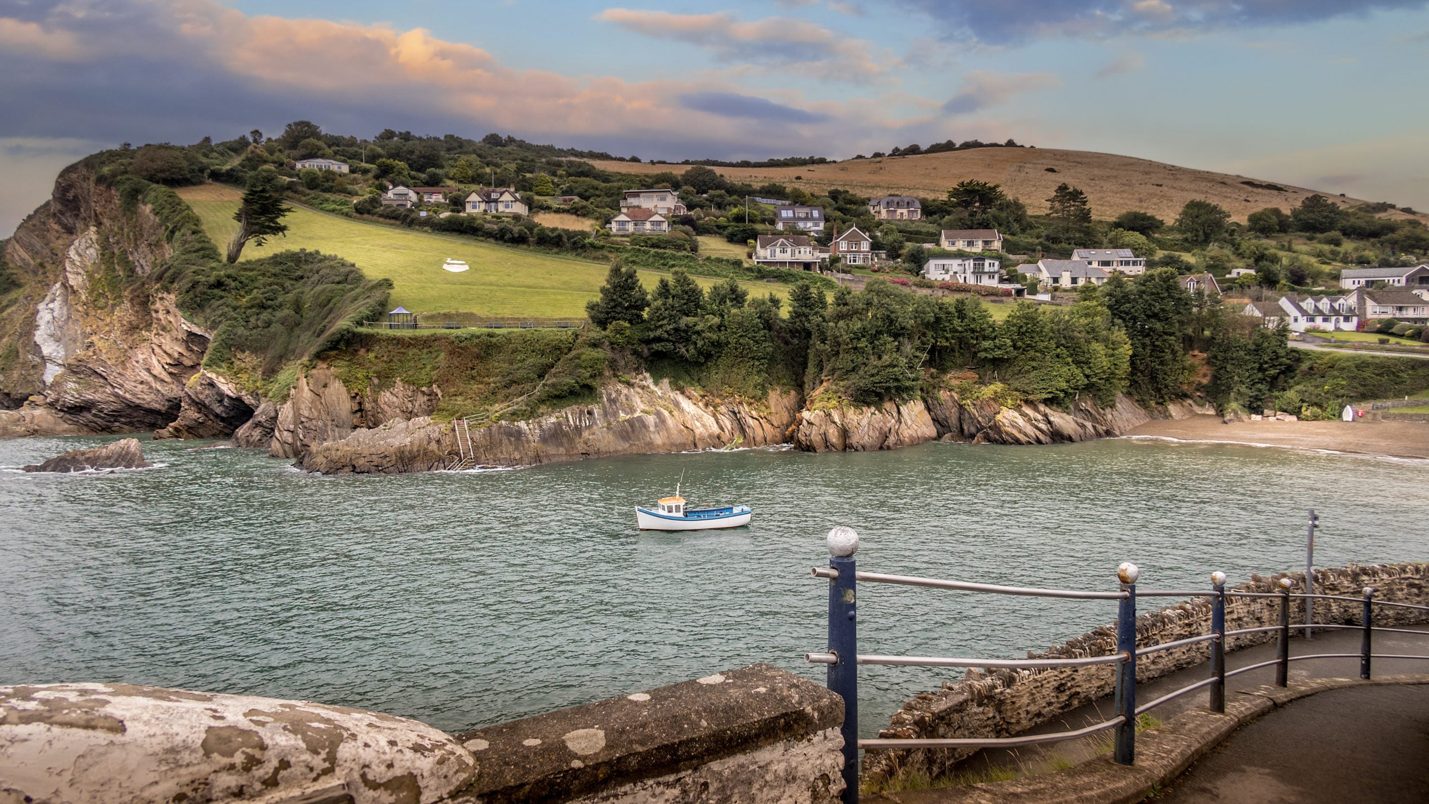 Combe Martin bay and beach, near West Challacombe Manor and Cottage, Devon