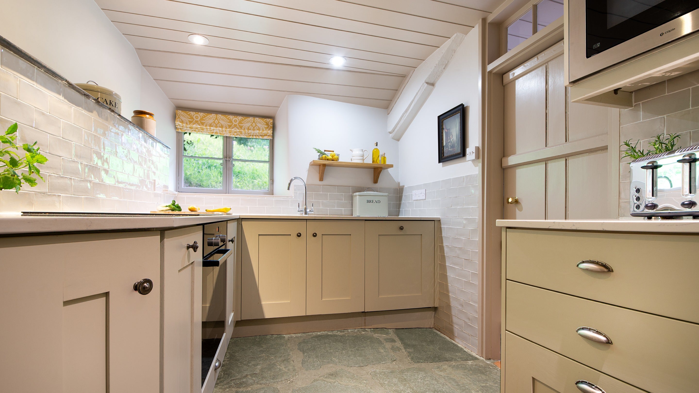 The kitchen at West Challacombe Manor, Devon