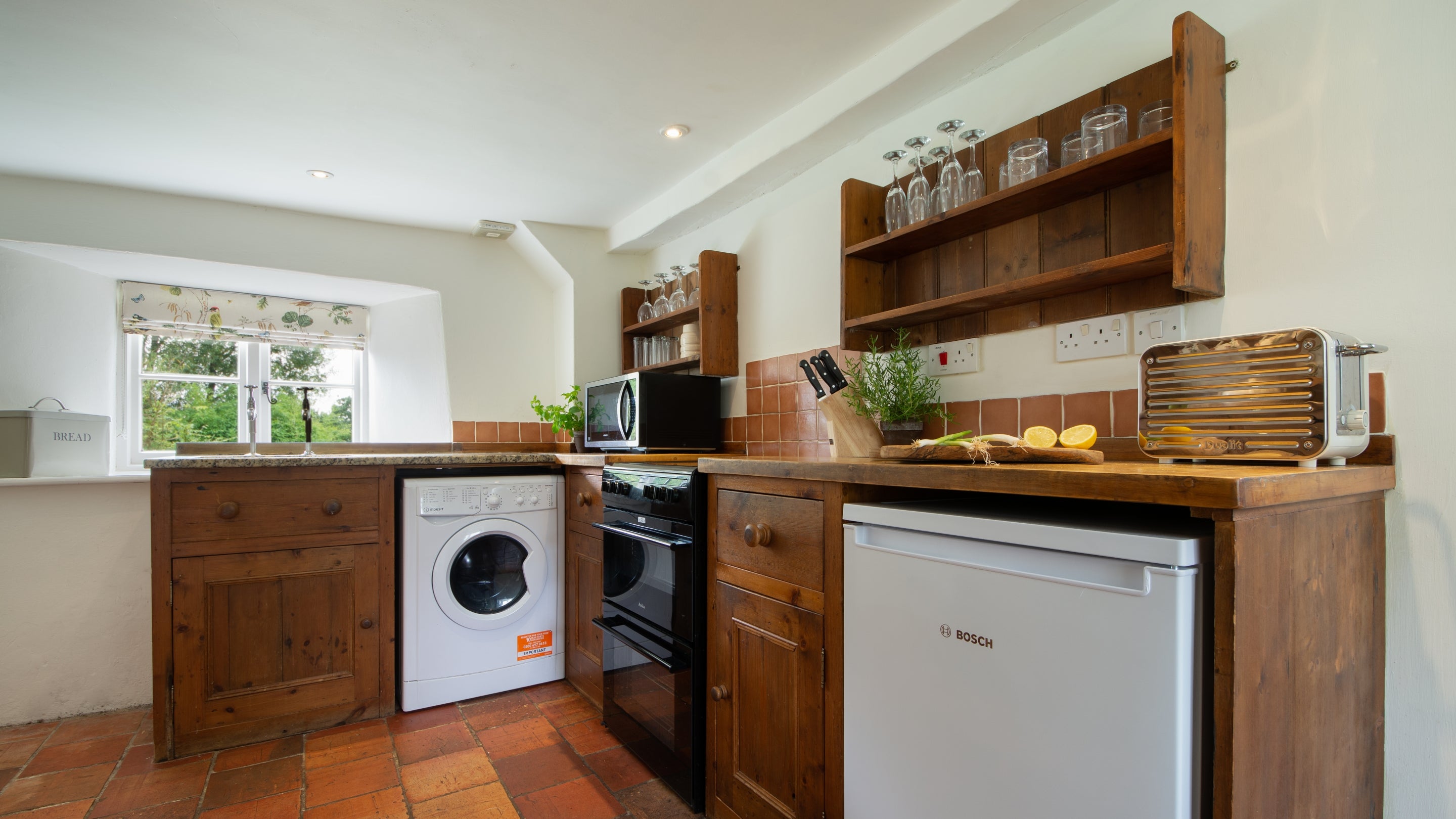 The kitchen at 524 Pamphill Green, Dorset