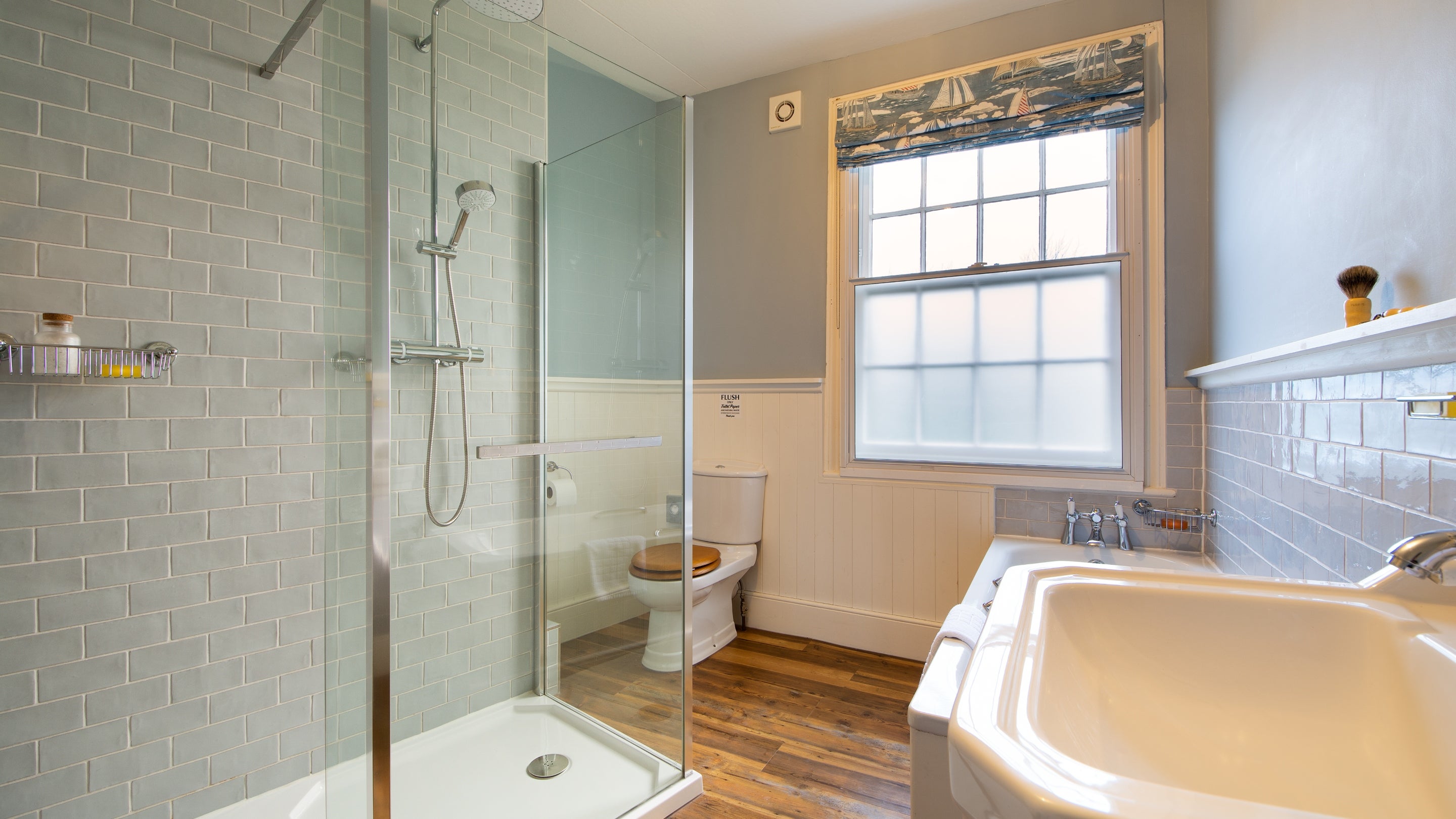 The bathroom at Agent's House, Dorset
