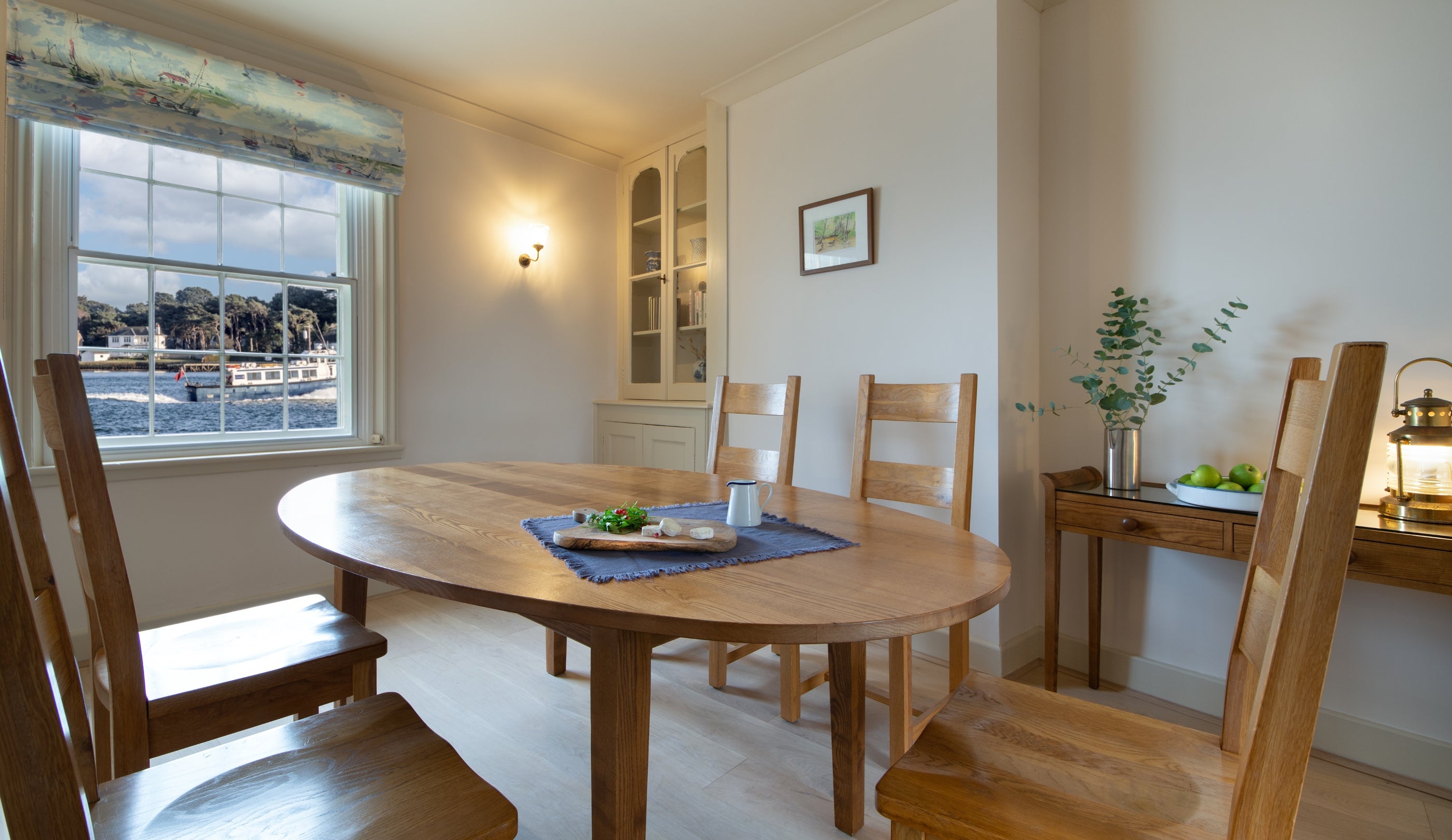 The dining room at Agent's House, Dorset