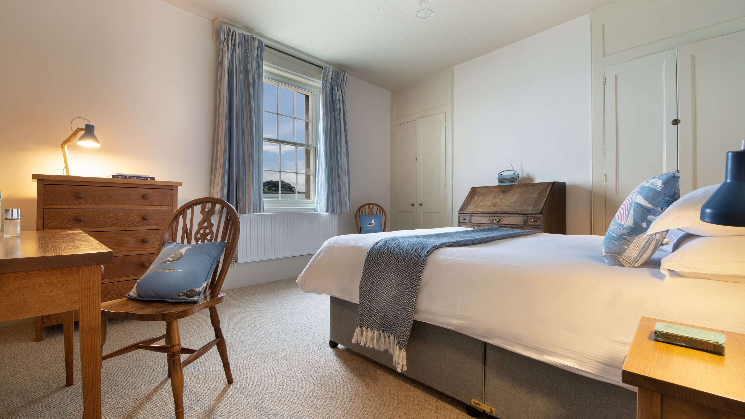 The double bedroom at Agent's House, Dorset