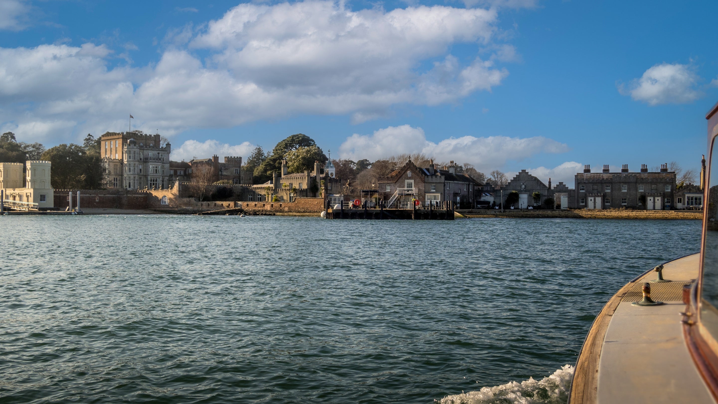 The ferry to Agent's House on Brownsea Island, Dorset