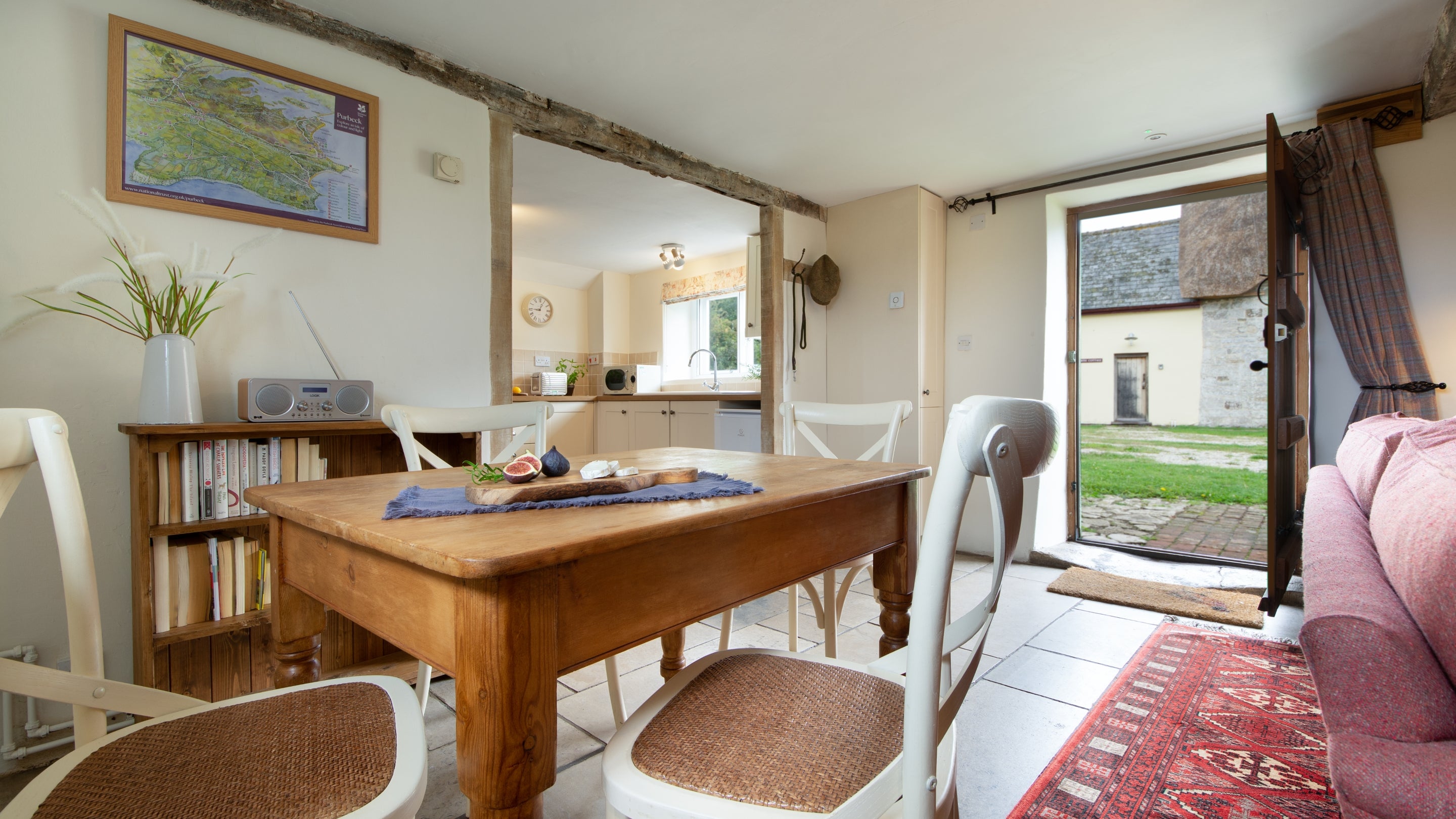 The dining area at The Bakehouse, Dorset