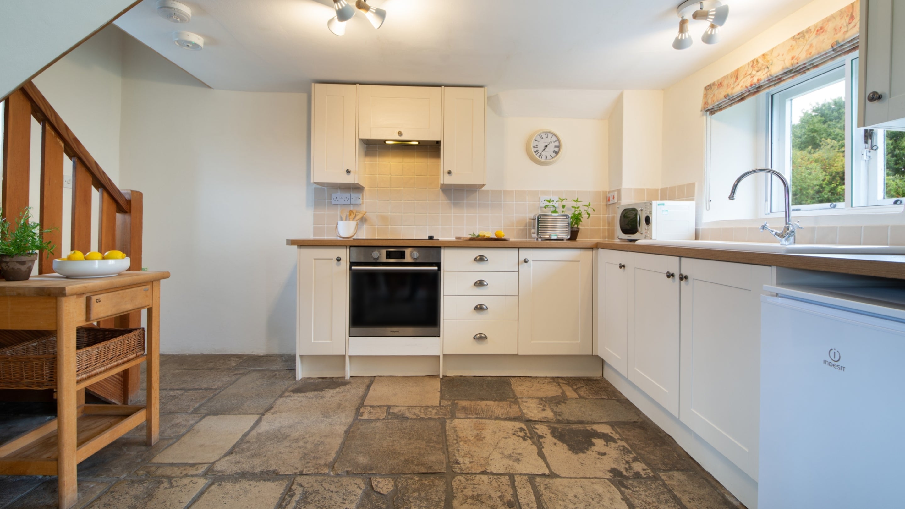 The kitchen at The Bakehouse, Dorset