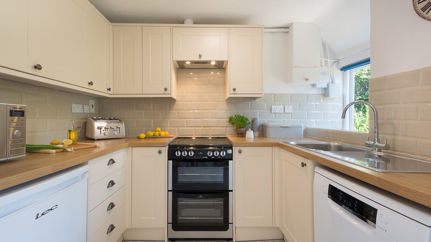 The kitchen at Chesil Cottage, Dorset 