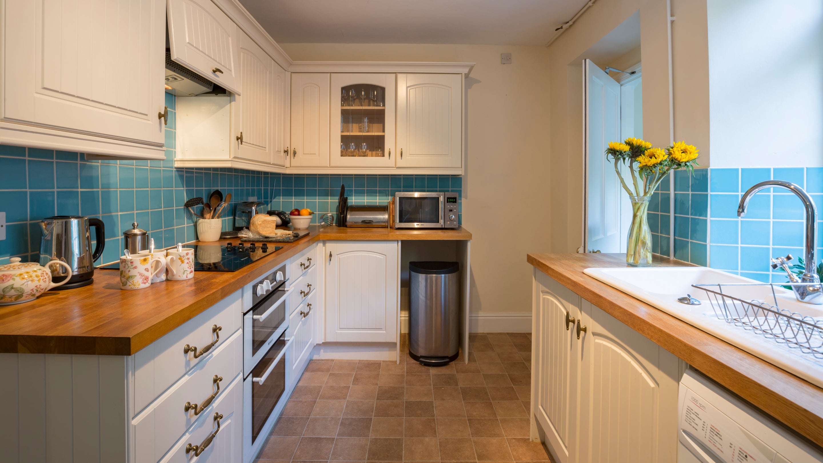 The kitchen at Downhouse Farm Cottage, Dorset