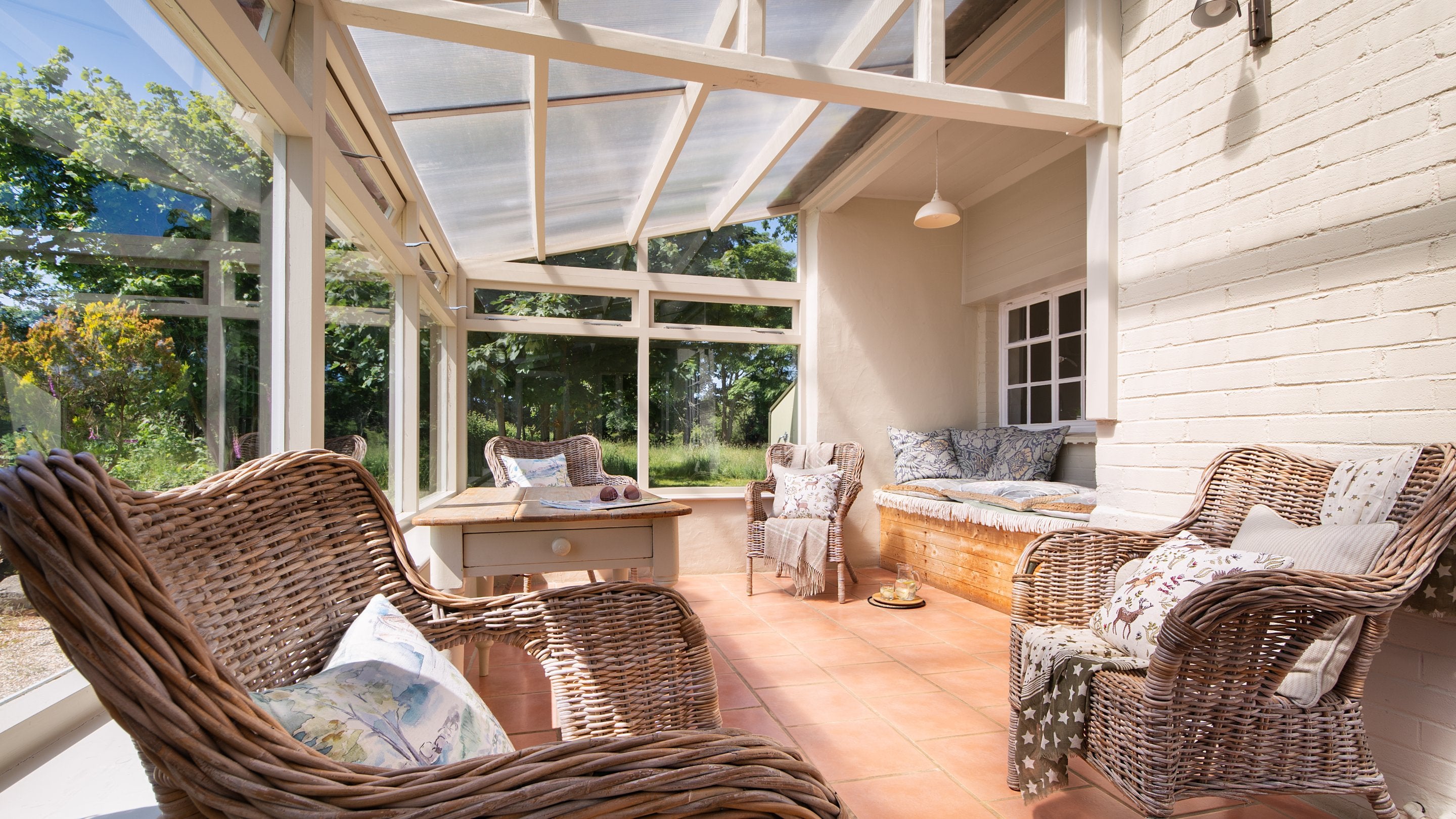 The conservatory at Greenlands, Dorset