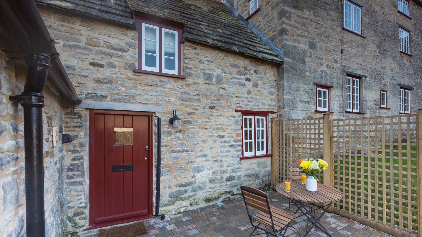 The exterior of Groom's Cottage, Corfe Castle, Dorset