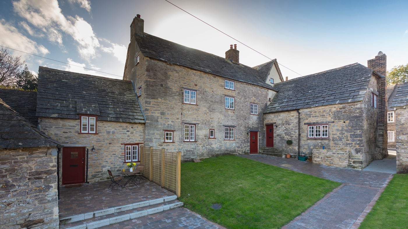 The exterior of Groom's Cottage, Corfe Castle, Dorset