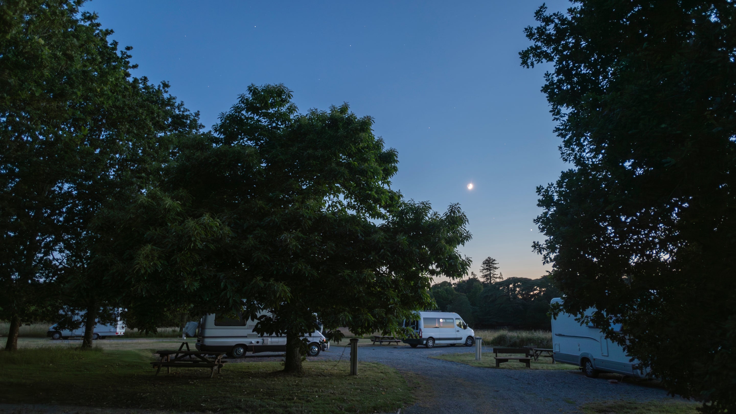 Kingston Lacy Motorhome Site, Dorset
