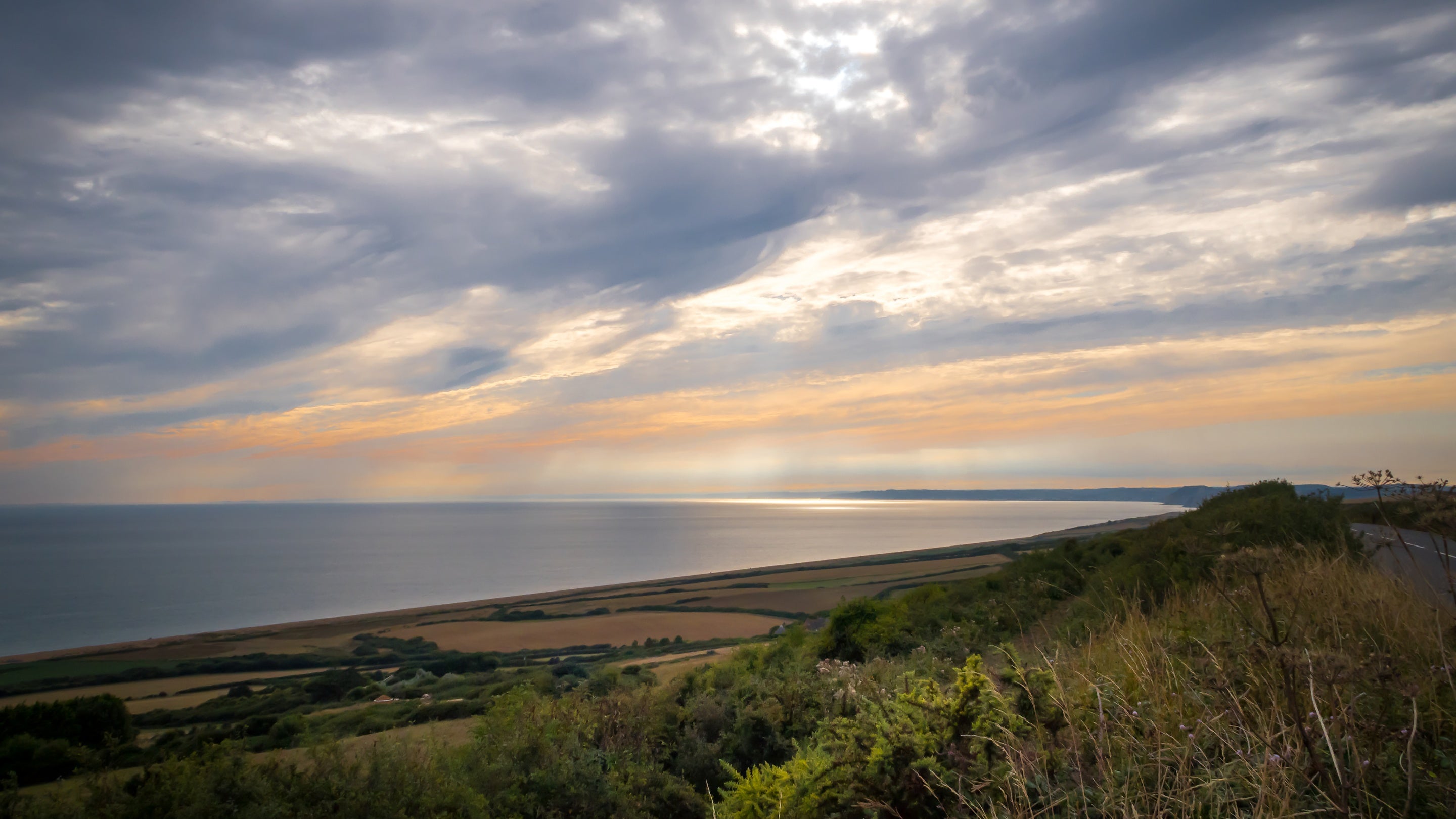 Coastal countryside near Labour in Vain Cottage, Dorset