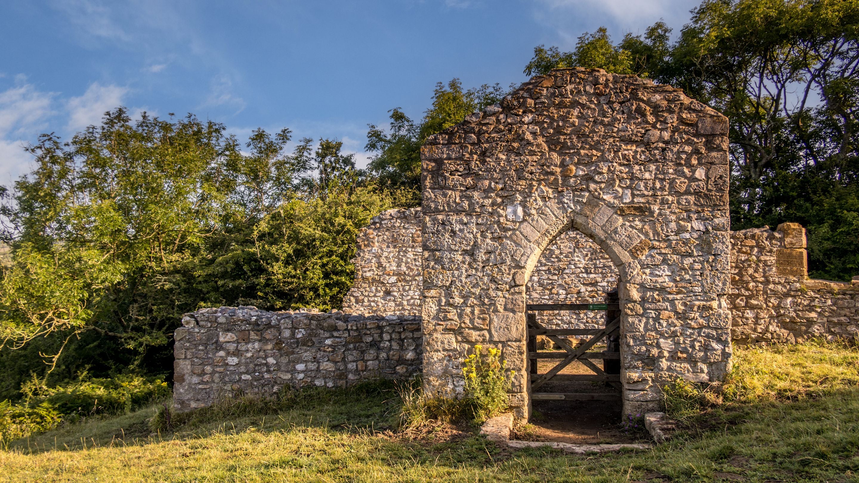 St Gabriel's Chapel ruins, near St Gabriel's Cottages, Dorset