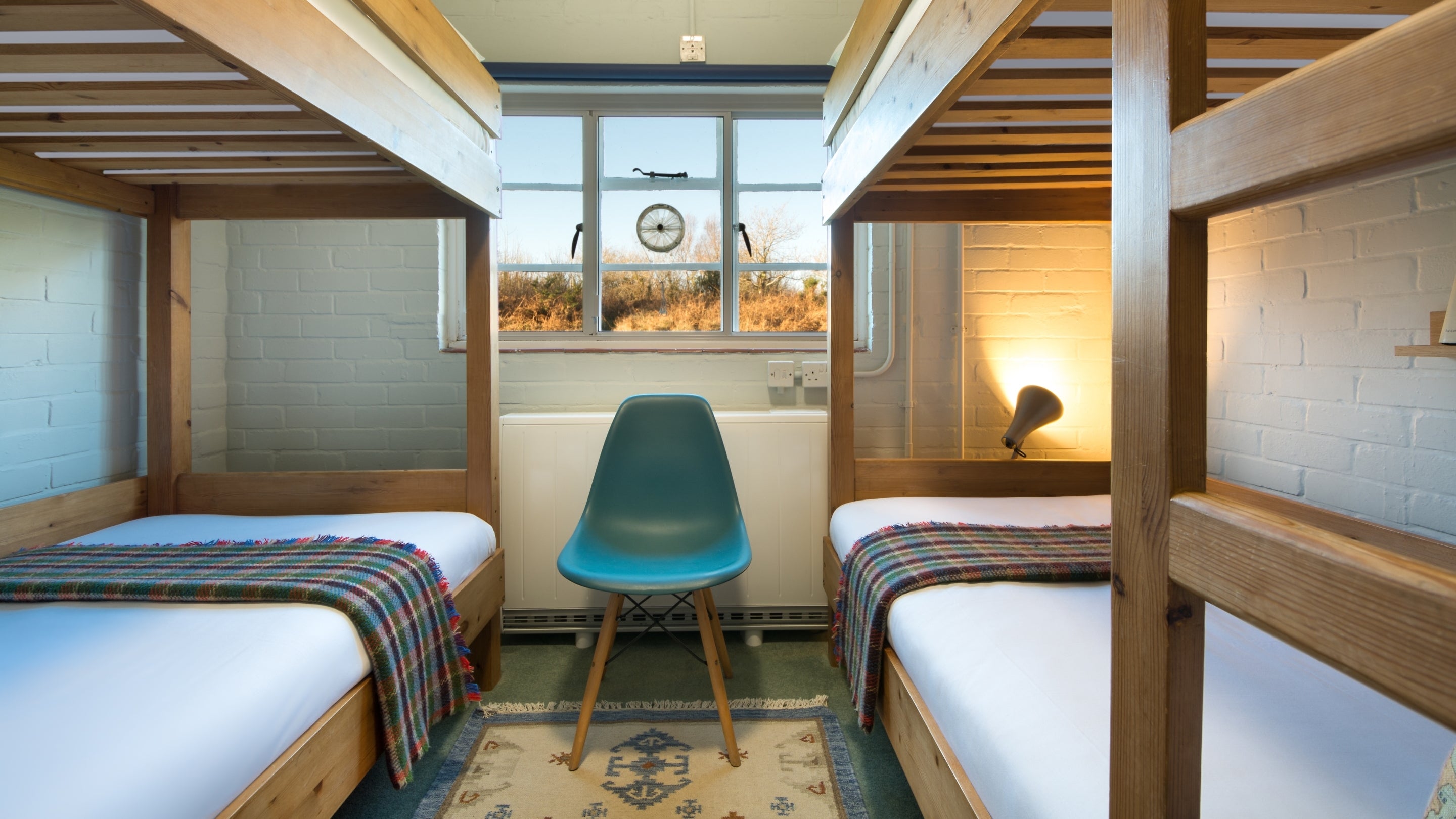 The bunk room at The Old Radar Station, Dorset