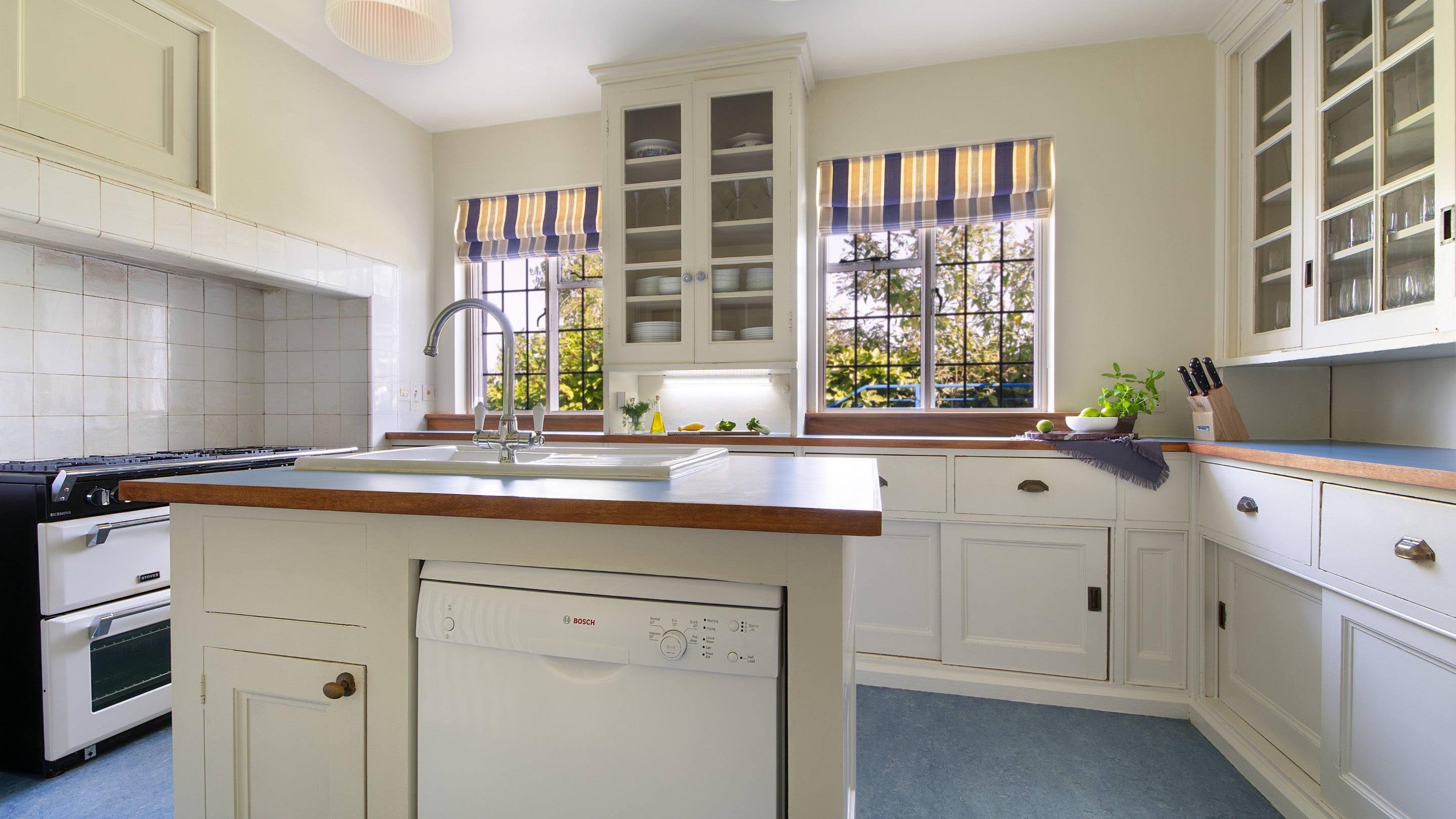 The kitchen on the first floor of Portland House, Dorset