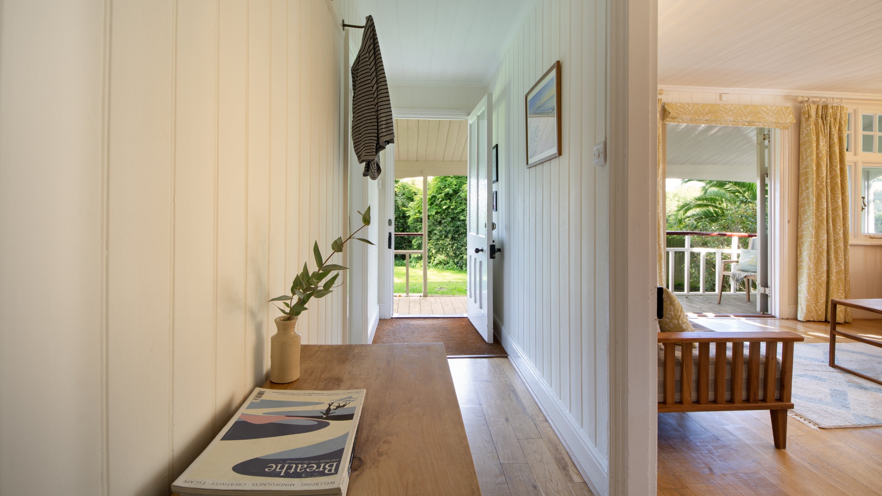 The entrance and hallway at Seaview, Dorset