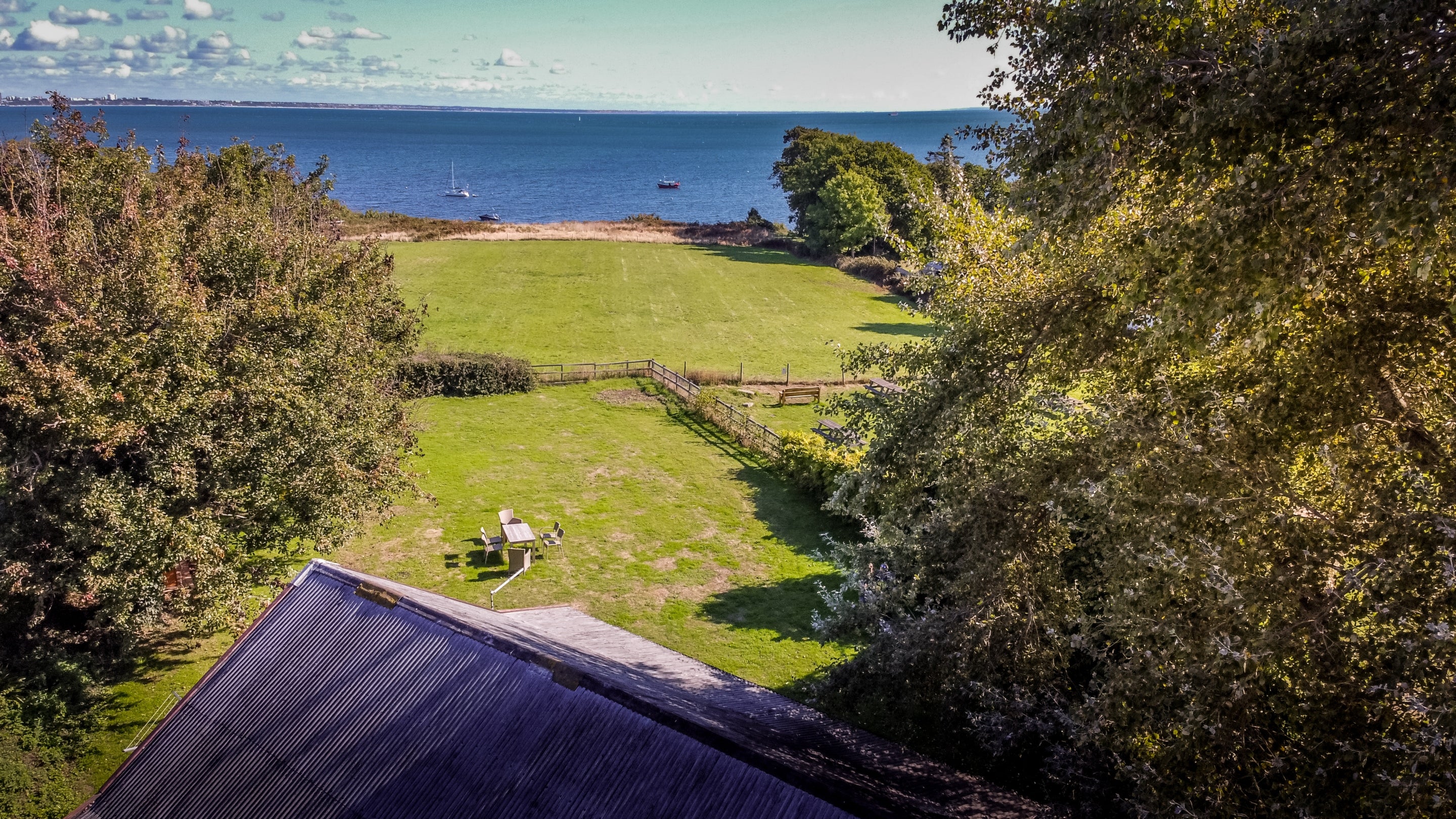 The garden and surrounding area at Seaview, Dorset