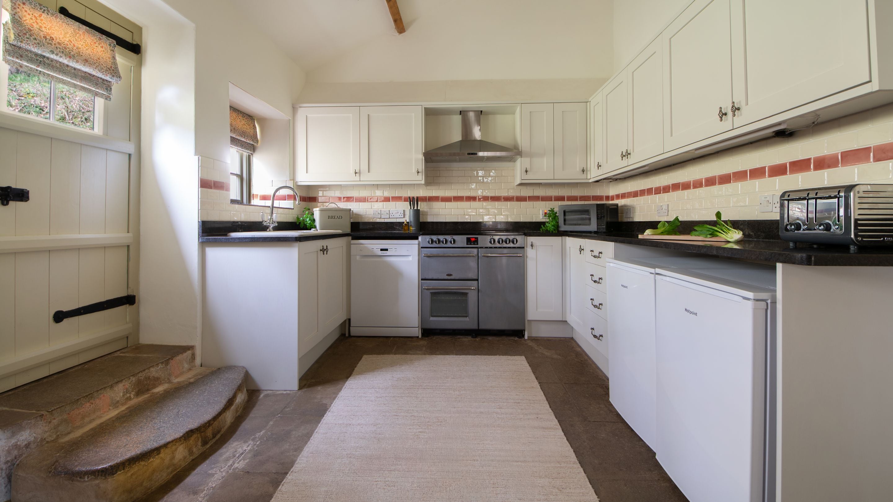The kitchen at Shedbush Farm House, Dorset