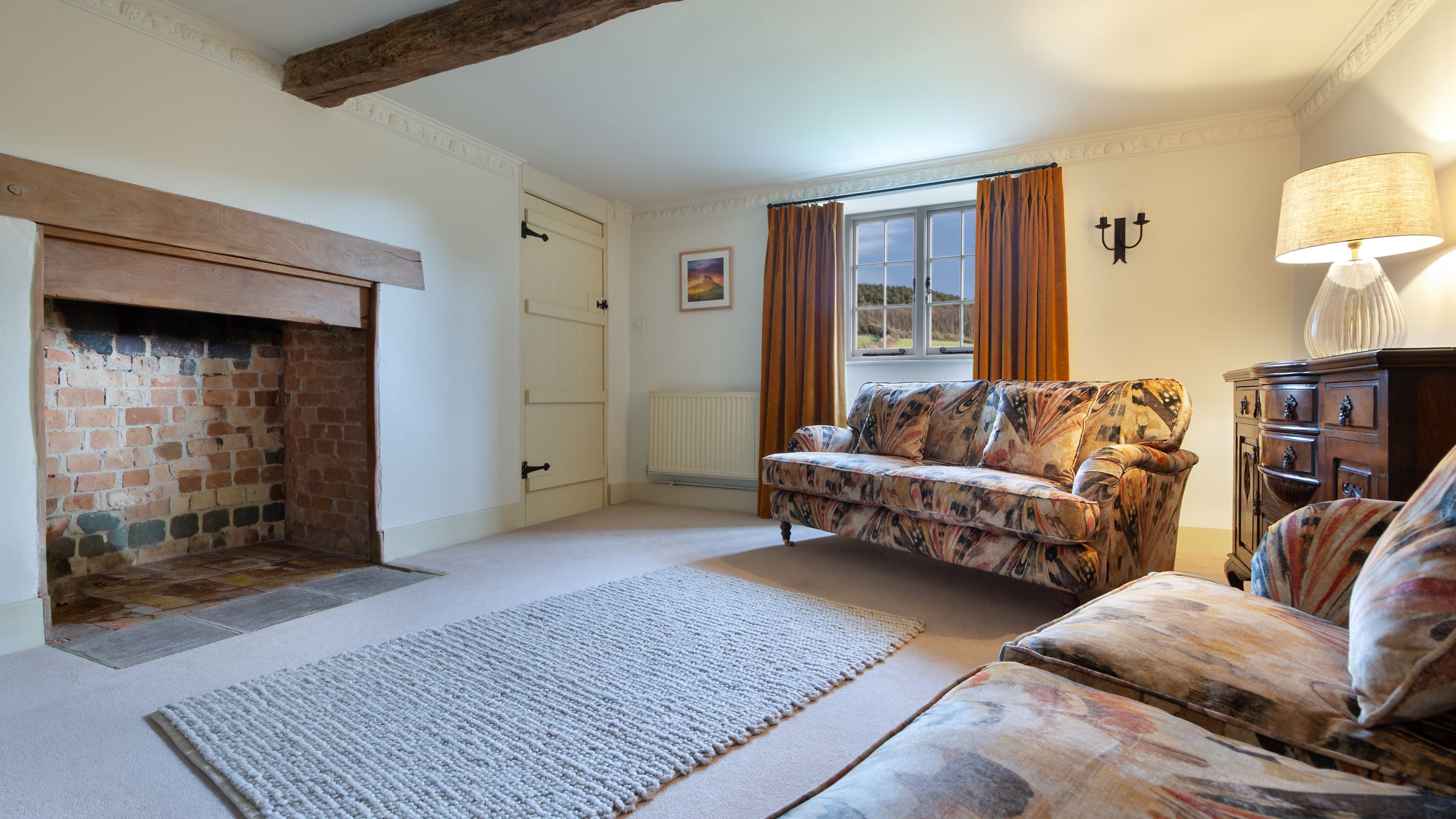 The snug at Shedbush Farm House, Dorset
