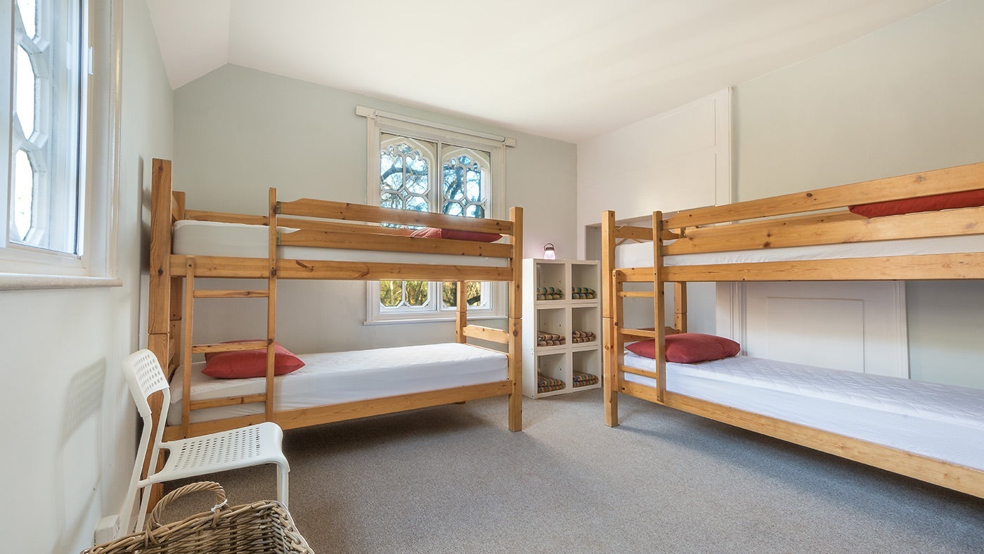 Dorm 4, sleeps 4, South Shore Lodge, Brownsea Island