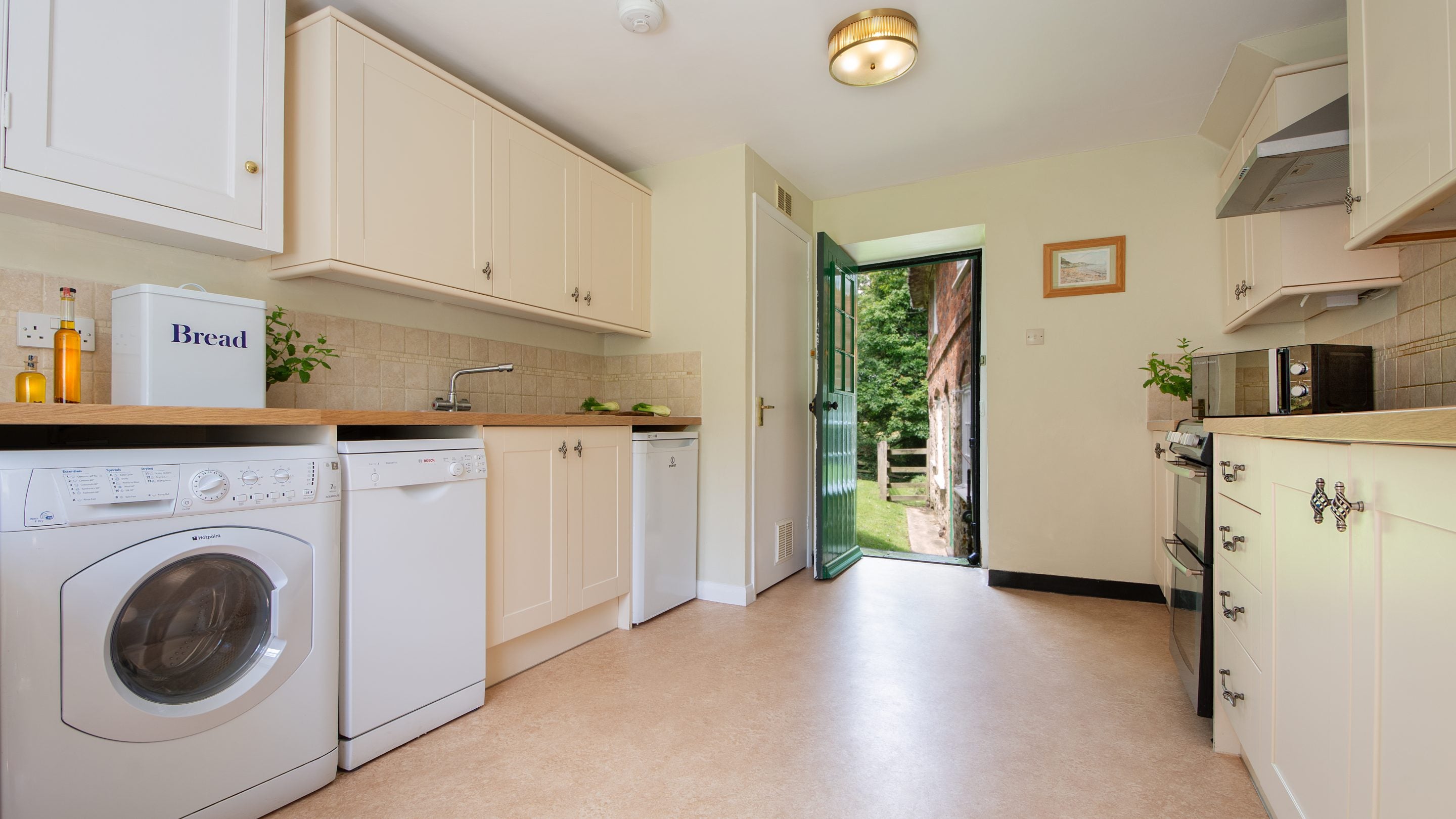 The kitchen at St Gabriel's Elm Cottage, Dorset