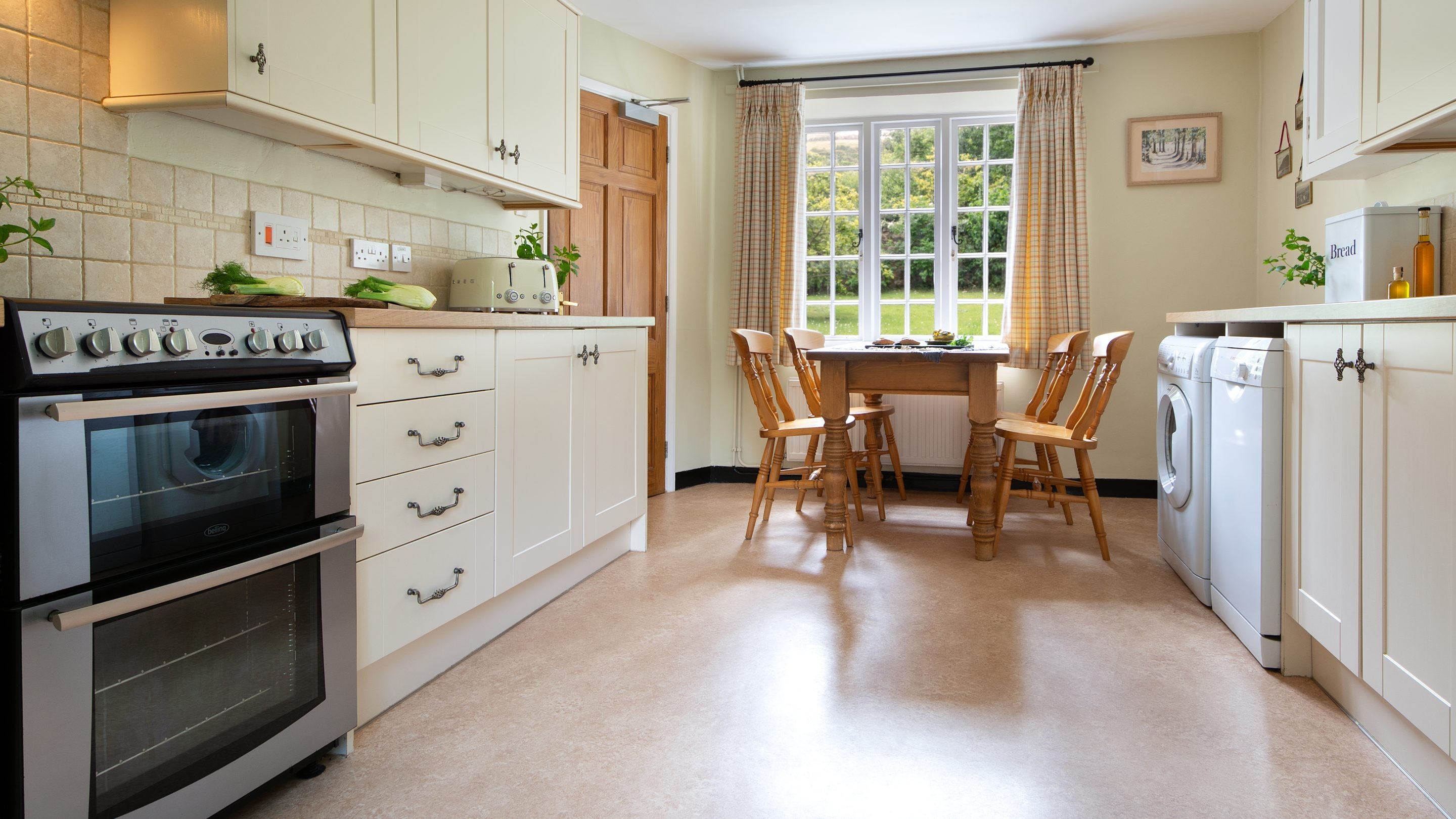 The kitchen at St Gabriel's Elm Cottage, Dorset