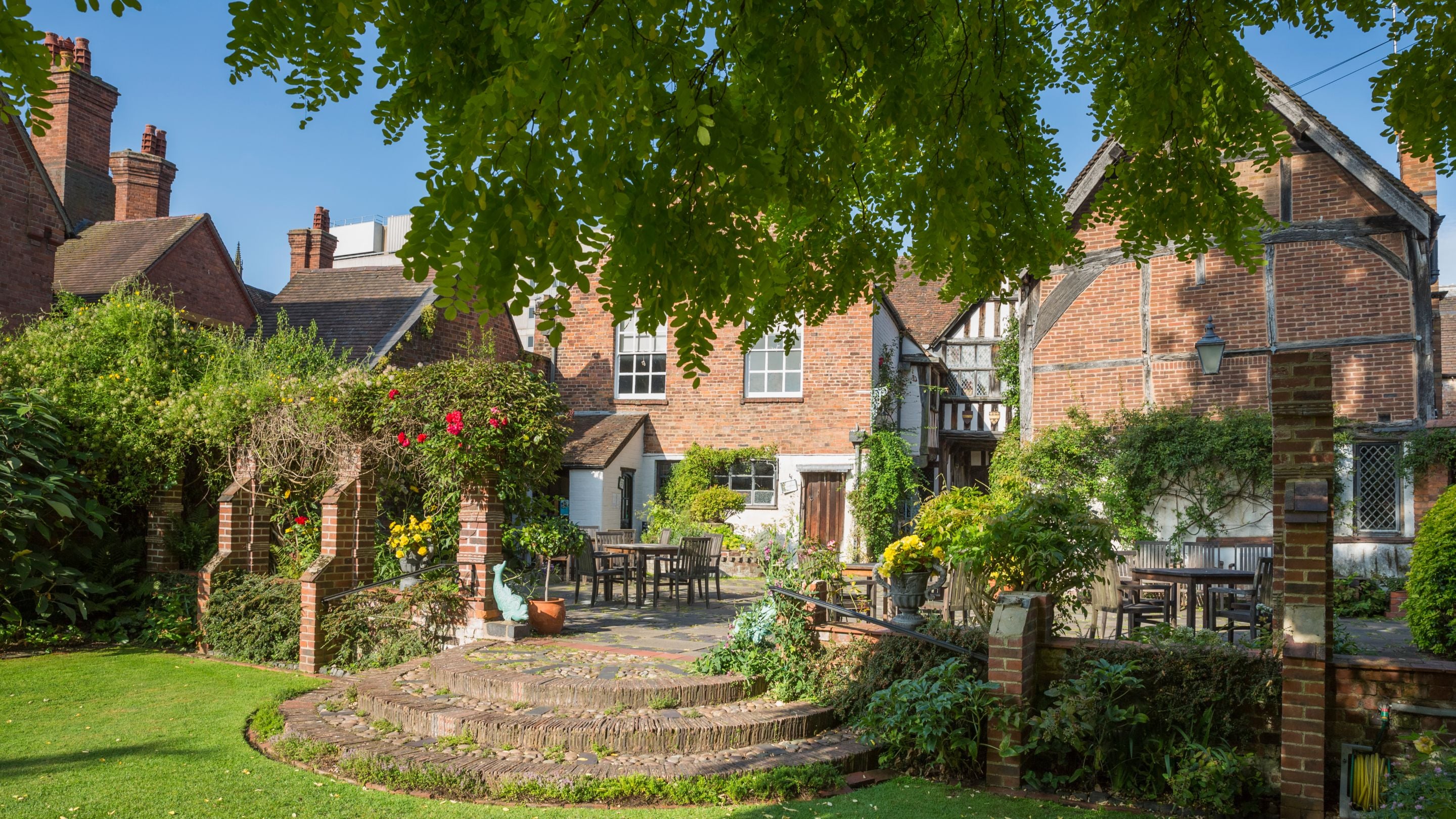 The back of Greyfriars House, Worcestershire