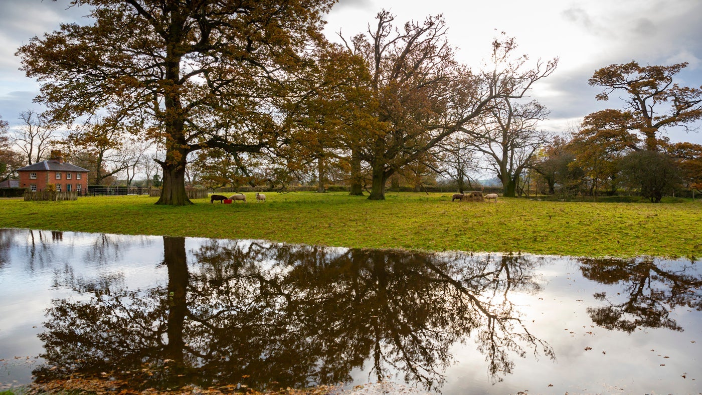 The exterior of The Lodge, Droitwich, Worcestershire