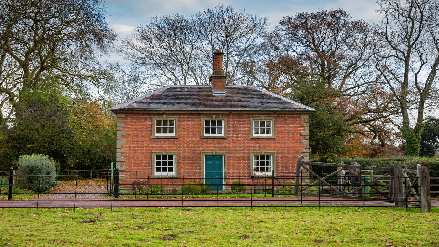 The exterior of The Lodge, Droitwich, Worcestershire