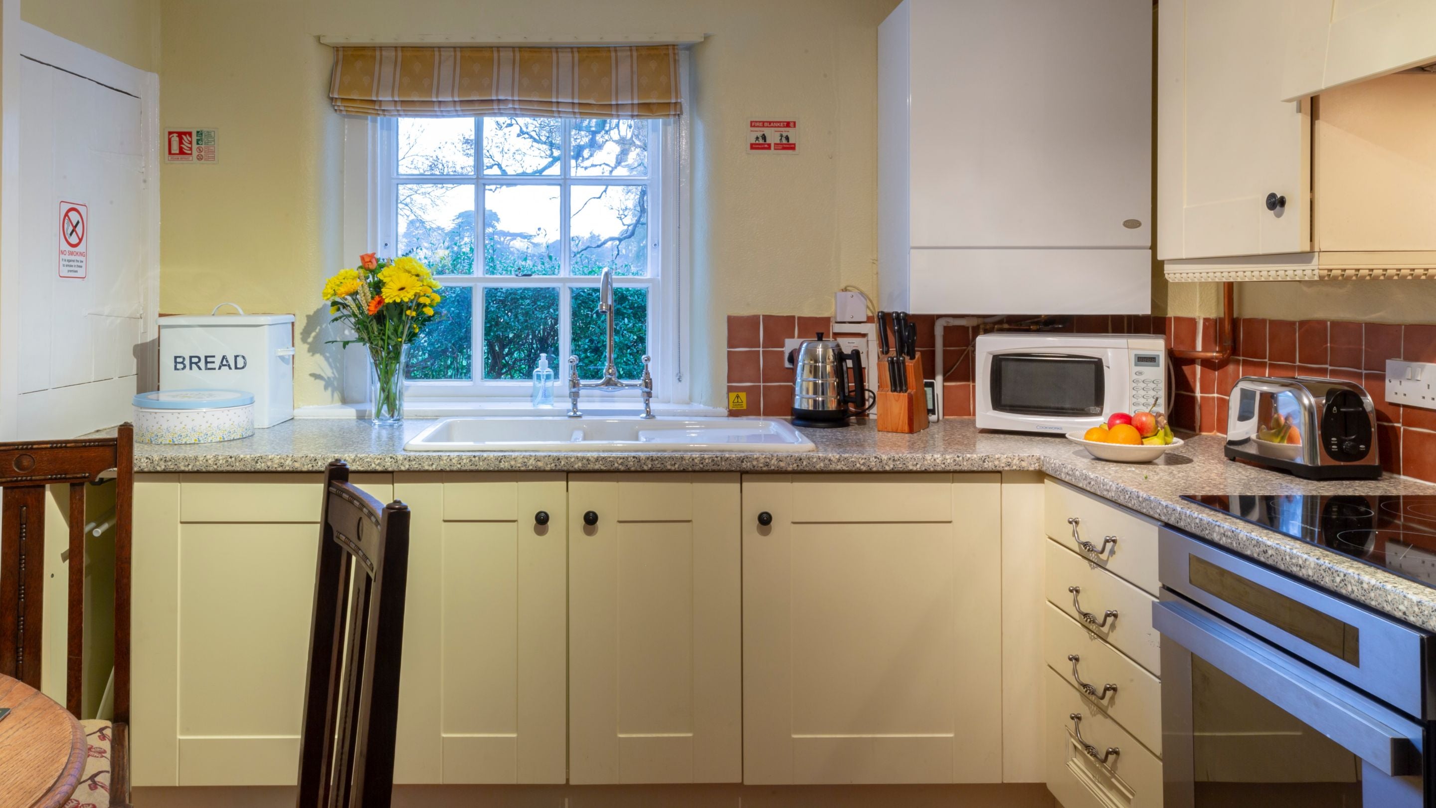 The kitchen at Hanbury Lodge, Worcestershire