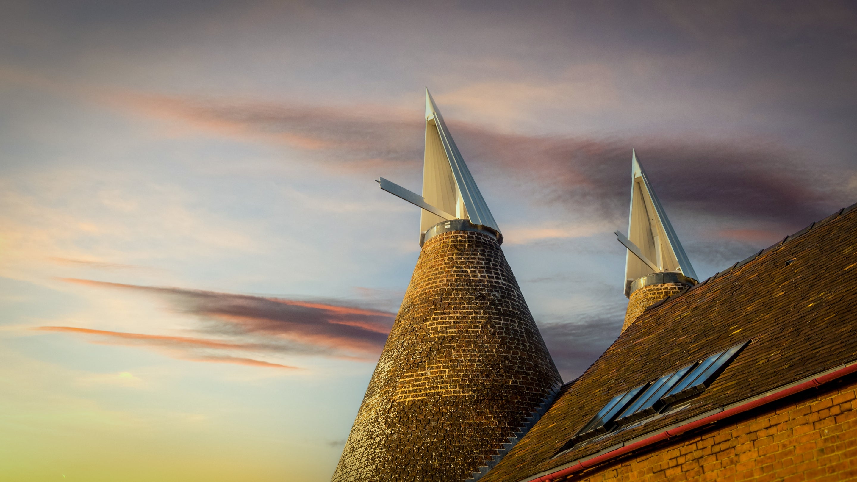 The kilns at Hop Kiln Mews, Herefordshire
