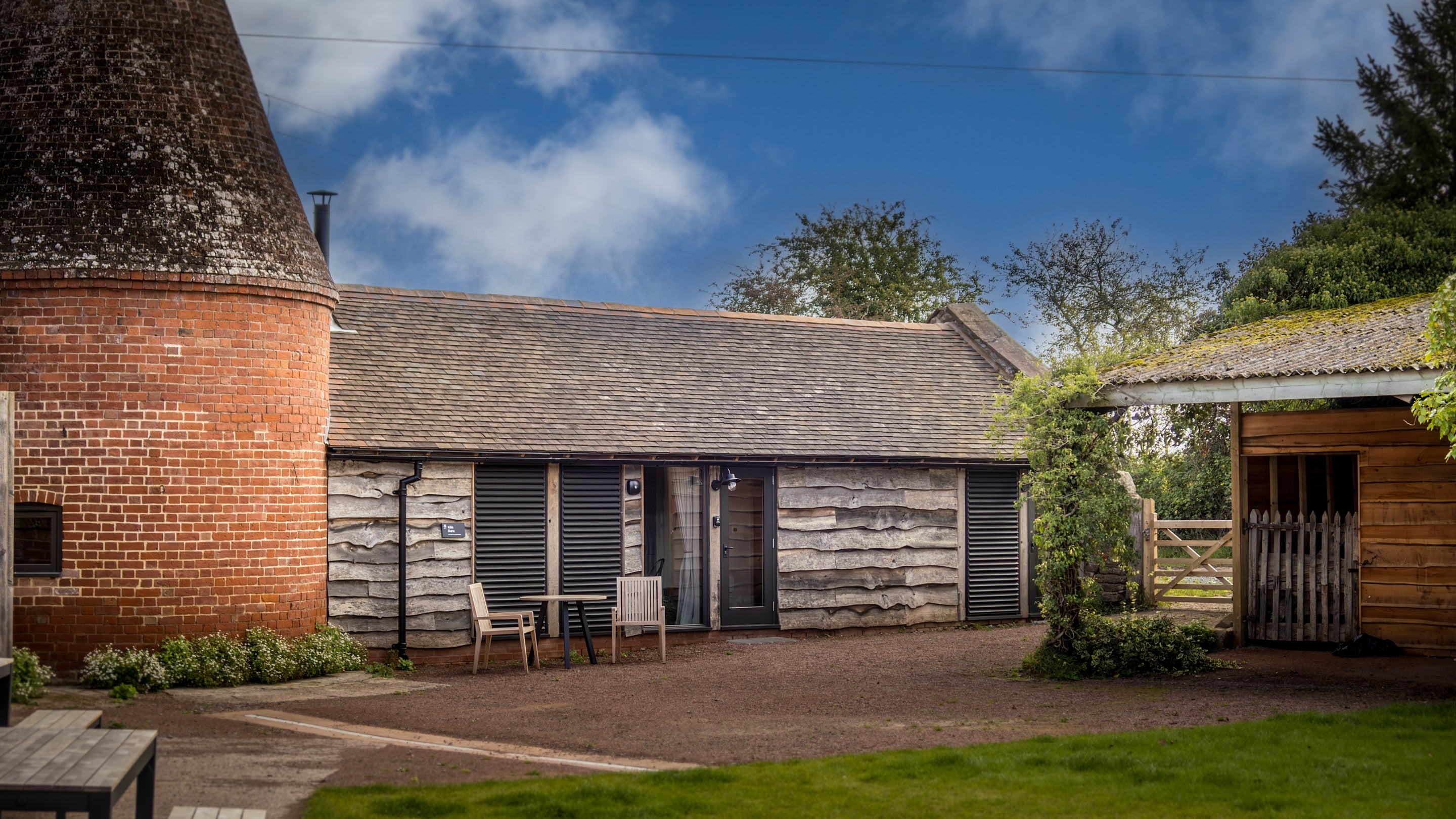 The exterior of Kiln Barn, Herefordshire