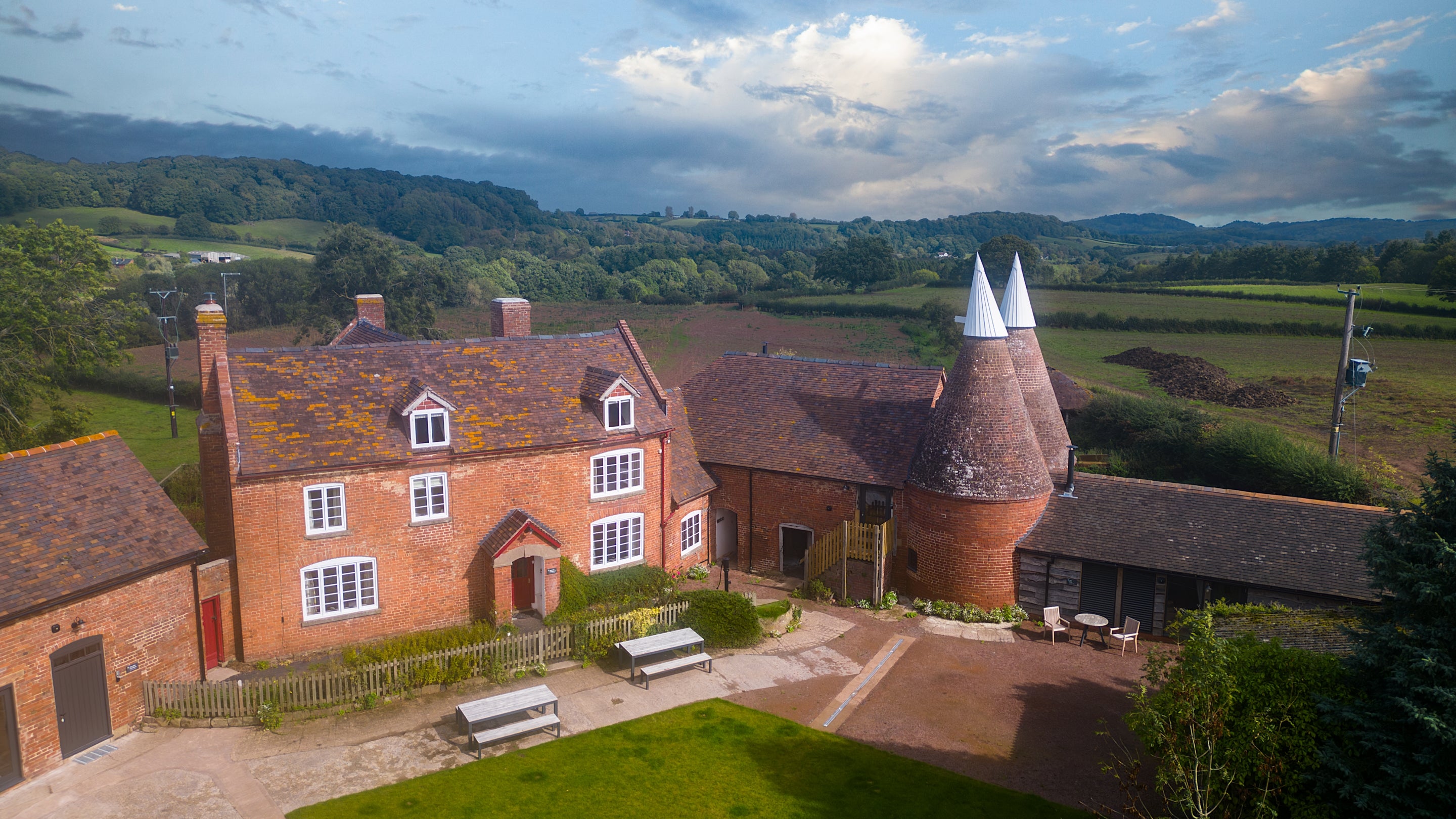 Kiln Barn, Hop Kiln Mews and Hop Kiln Farmhouse, Herefordshire