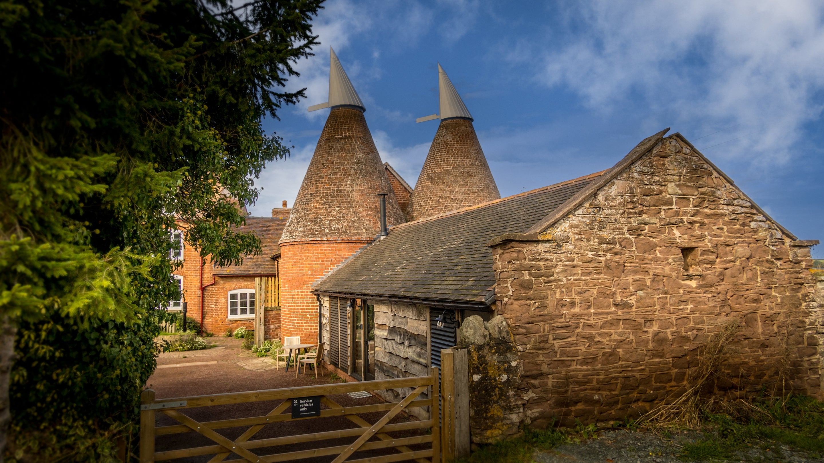 The exterior of Kiln Barn, Herefordshire