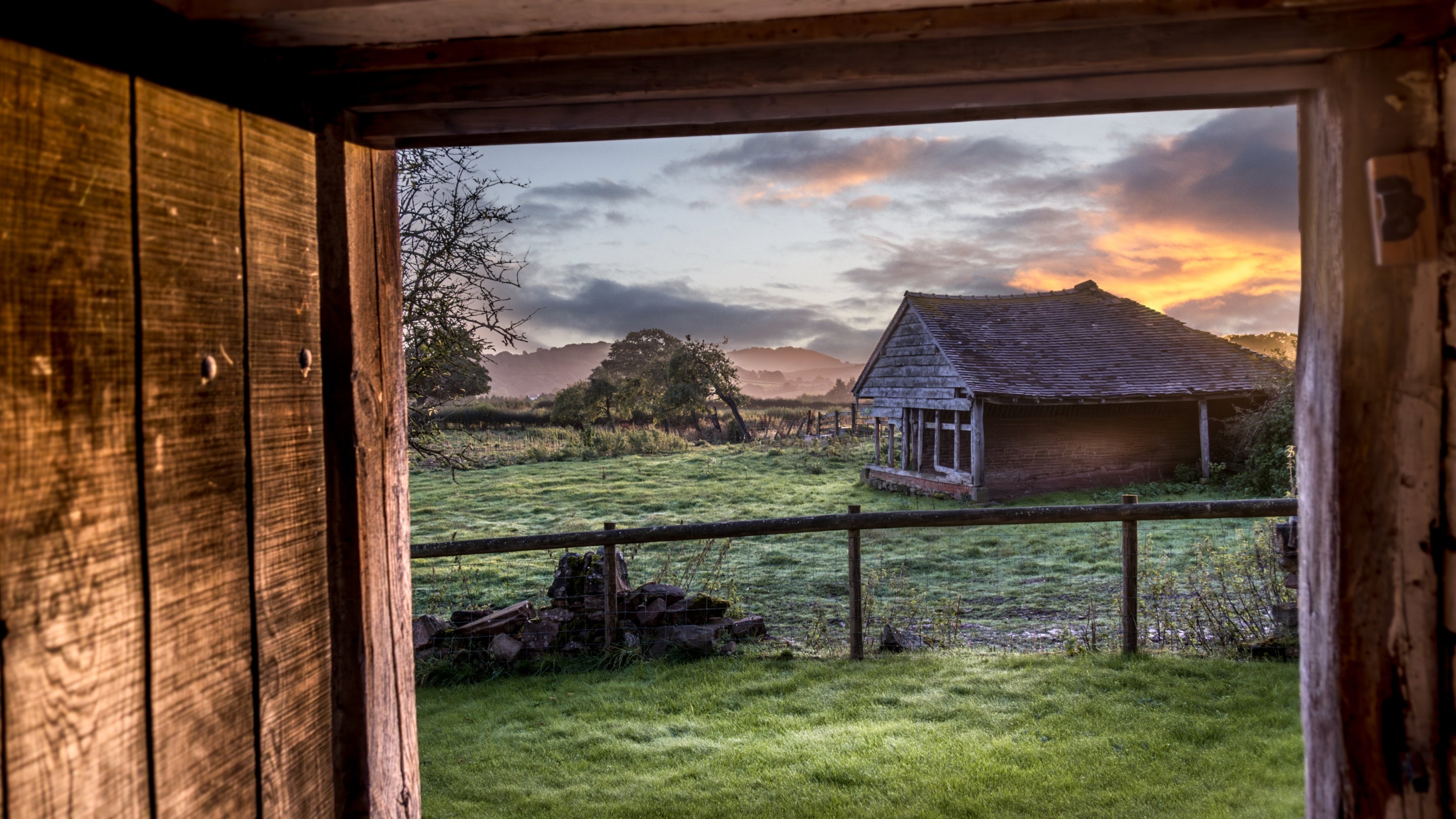 An old barn in the area surrounding Kiln Barn, Herefordshire