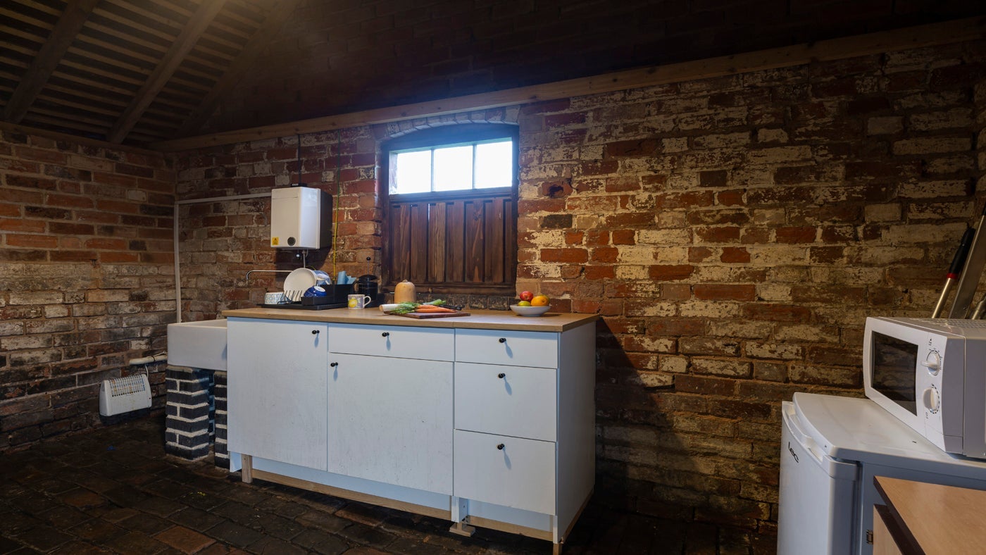 The kitchen at Rosedene, Droitwich, Worcestershire