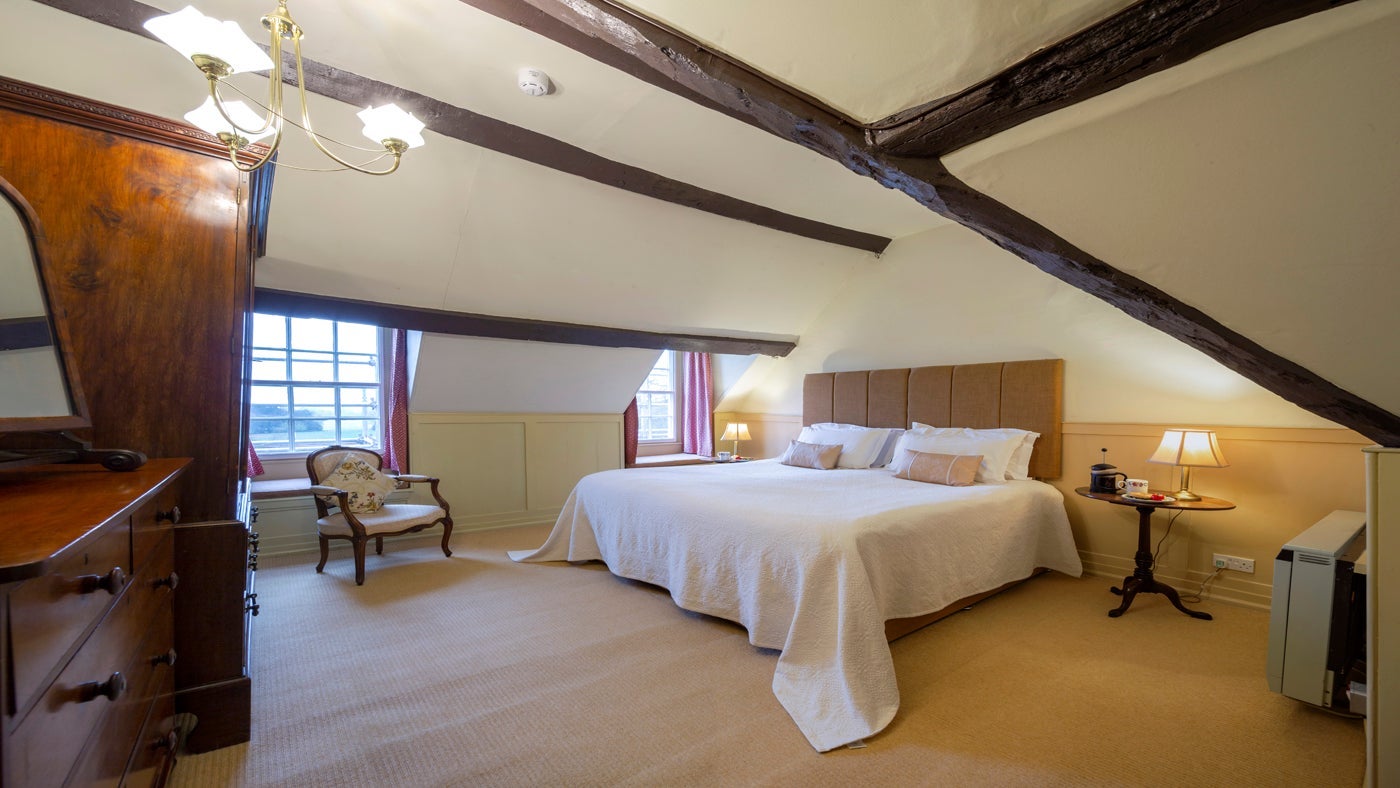 The double bedroom at South Wing, Droitwich, Worcestershire